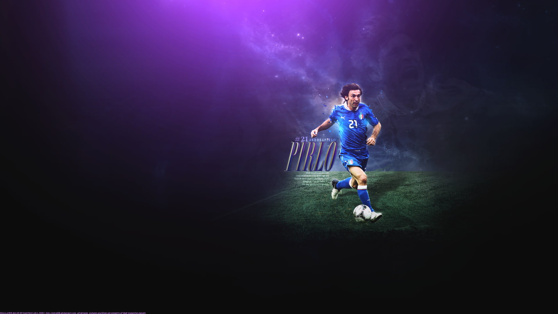 Italian, Soccer, 1080P, Andrea Pirlo, HD Wallpaper