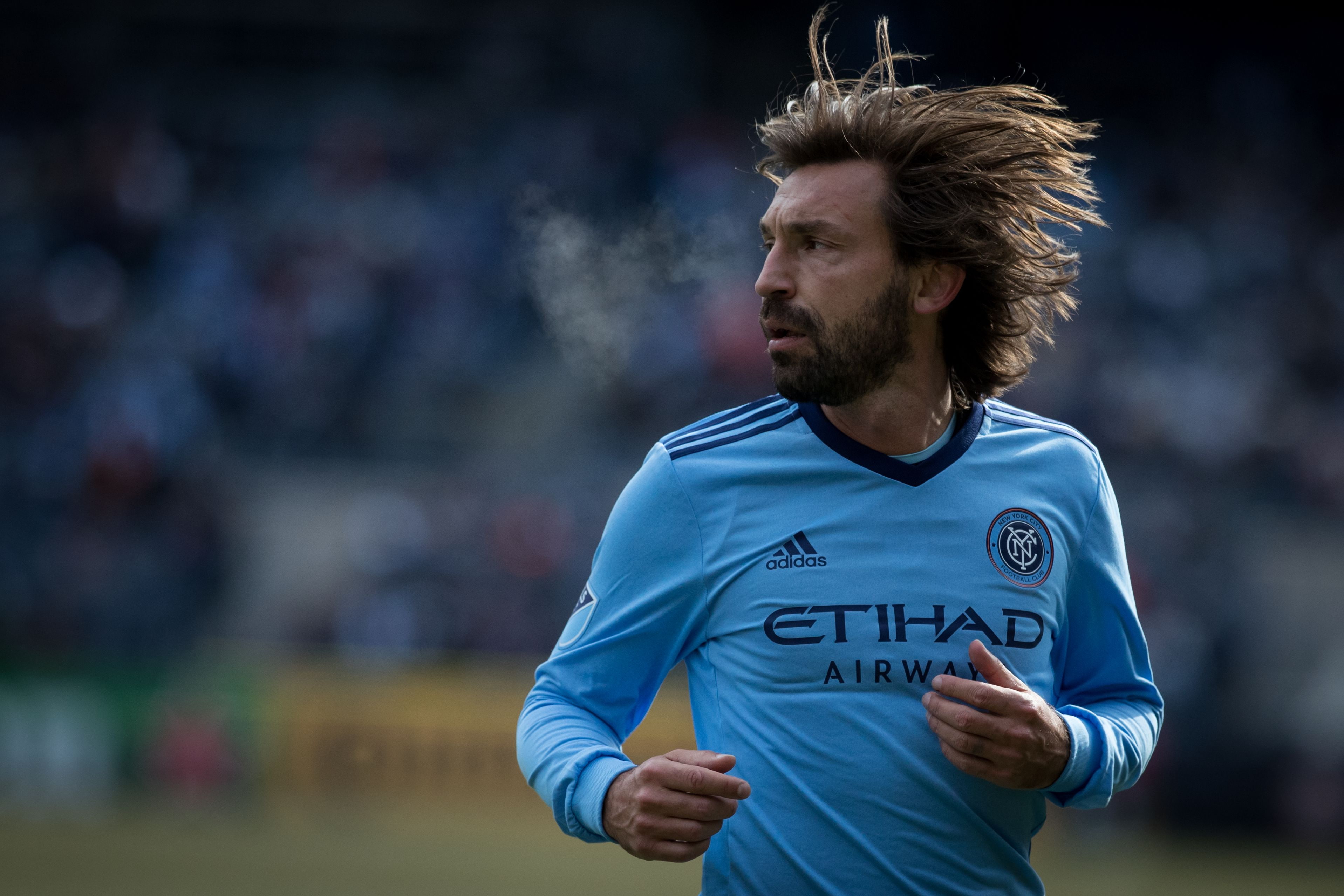 New York City FC, Soccer, Italian, Andrea Pirlo, 2K, HD Wallpaper