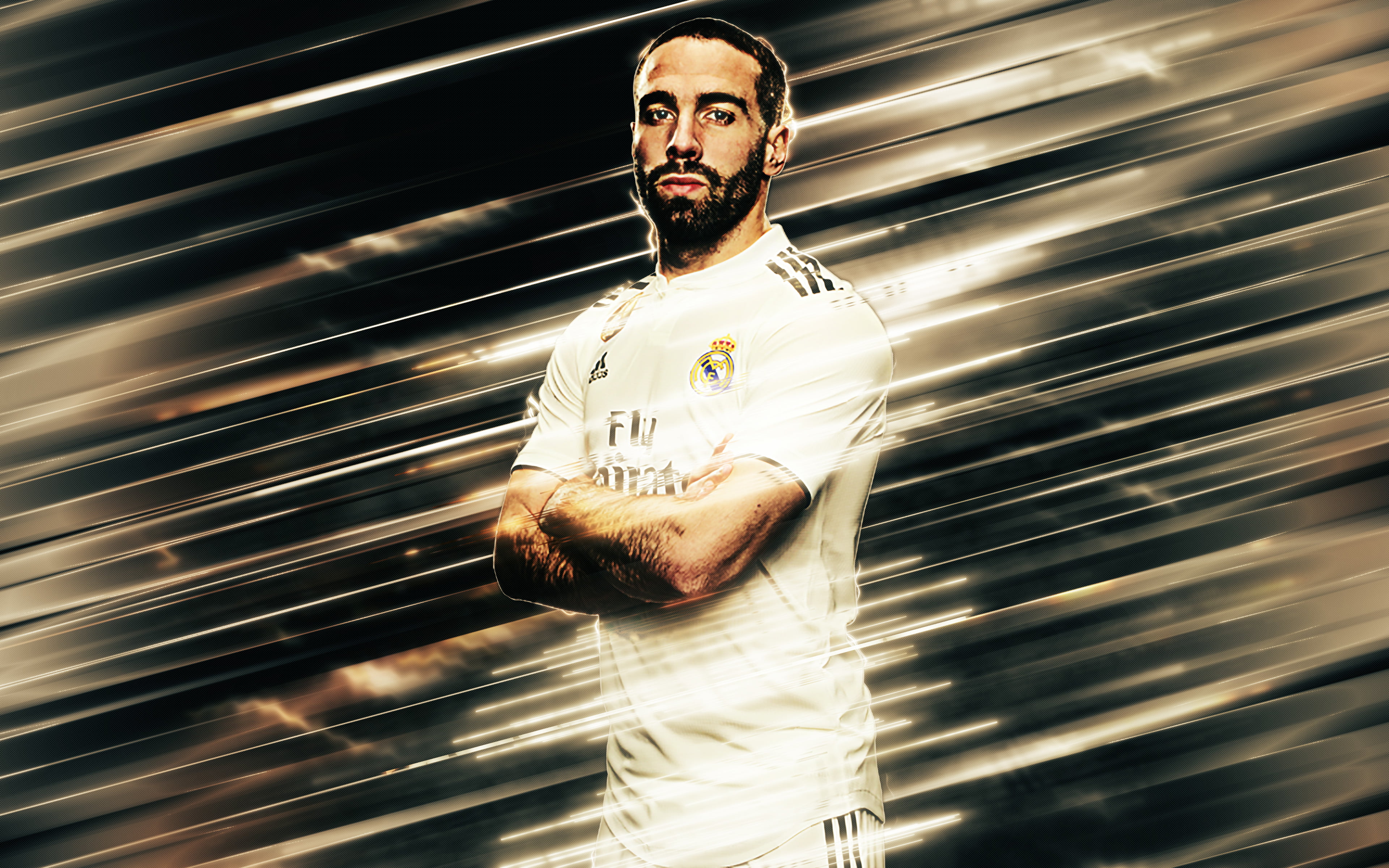 Dani Carvajal, Soccer, Spanish, Real Madrid C.F., 4K, HD Wallpaper