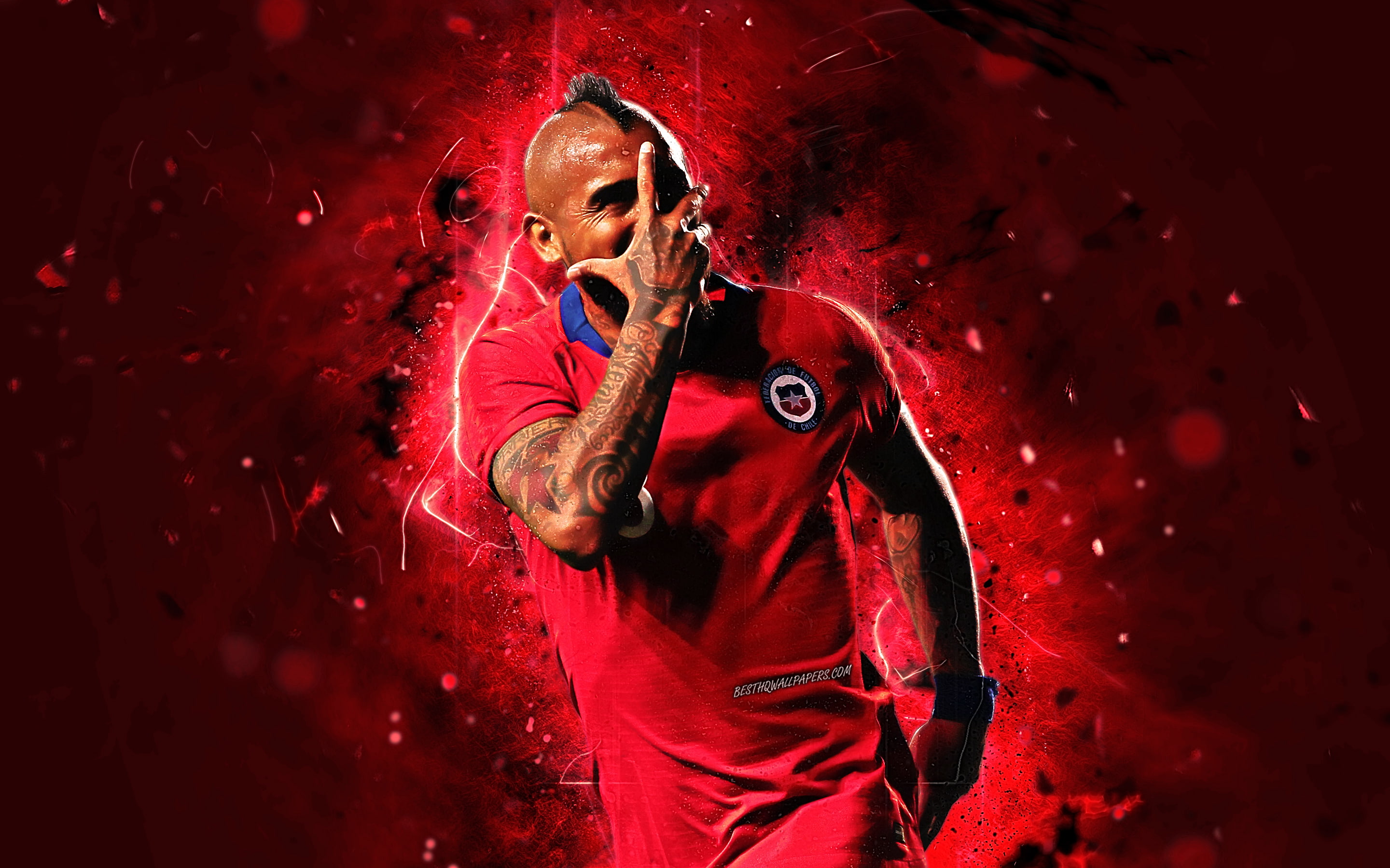 2K, Arturo Vidal, Soccer, Chilean, Footballer, HD Wallpaper