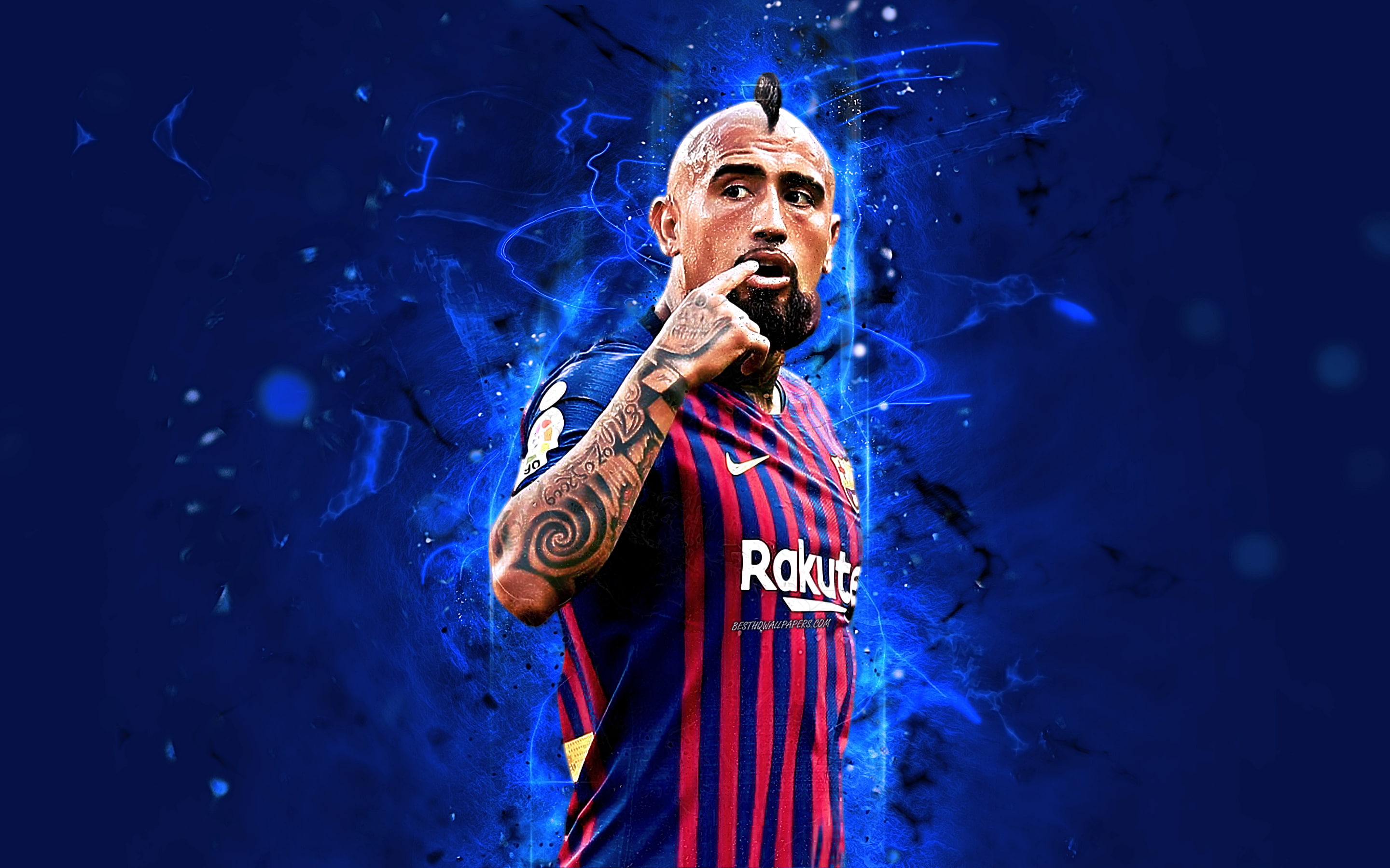 Soccer, Chilean, FC Barcelona, Arturo Vidal, 2K, HD Wallpaper