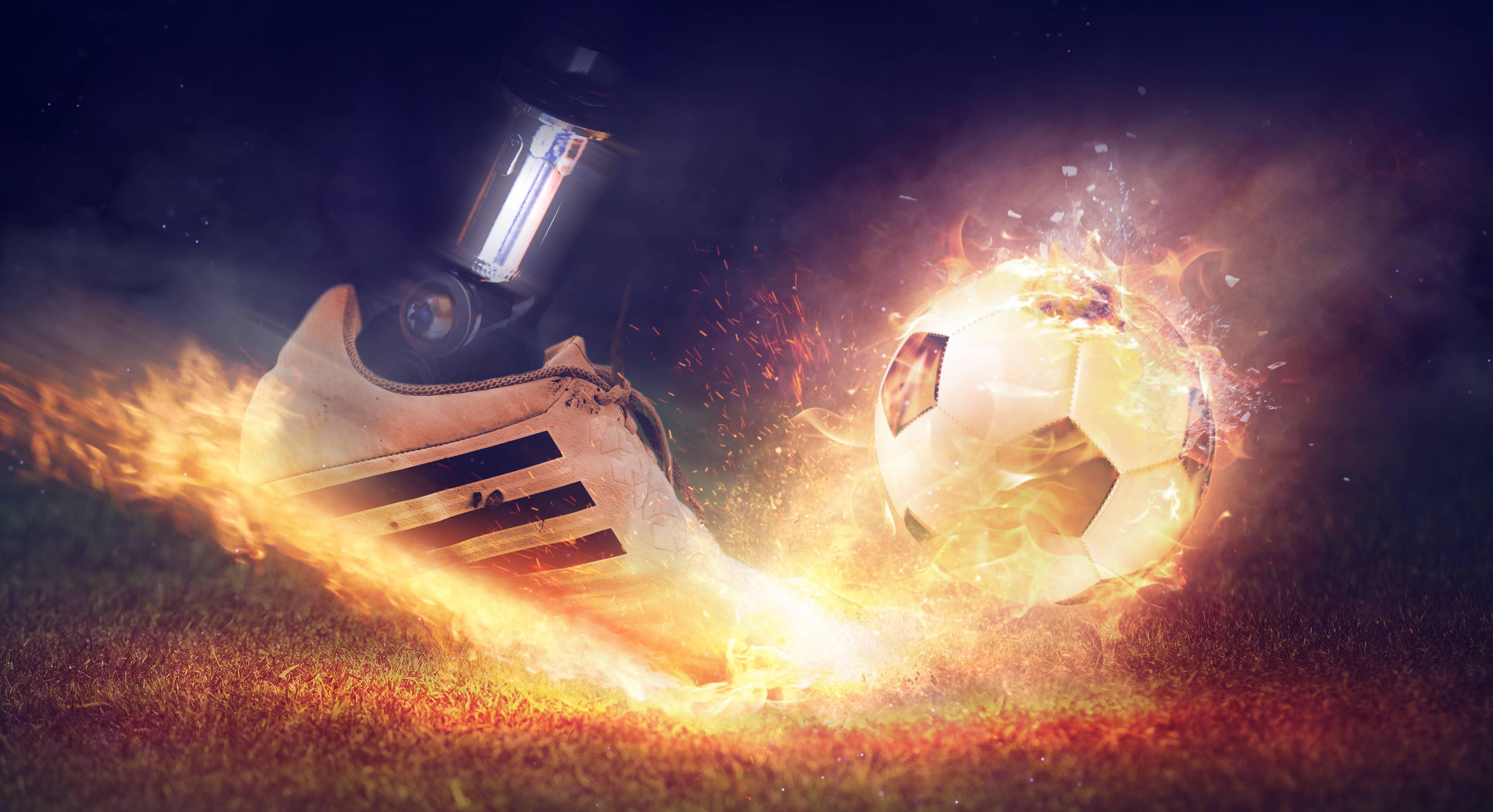 football, boot, ball, rush, sport, 5K, shoe, HD Wallpaper