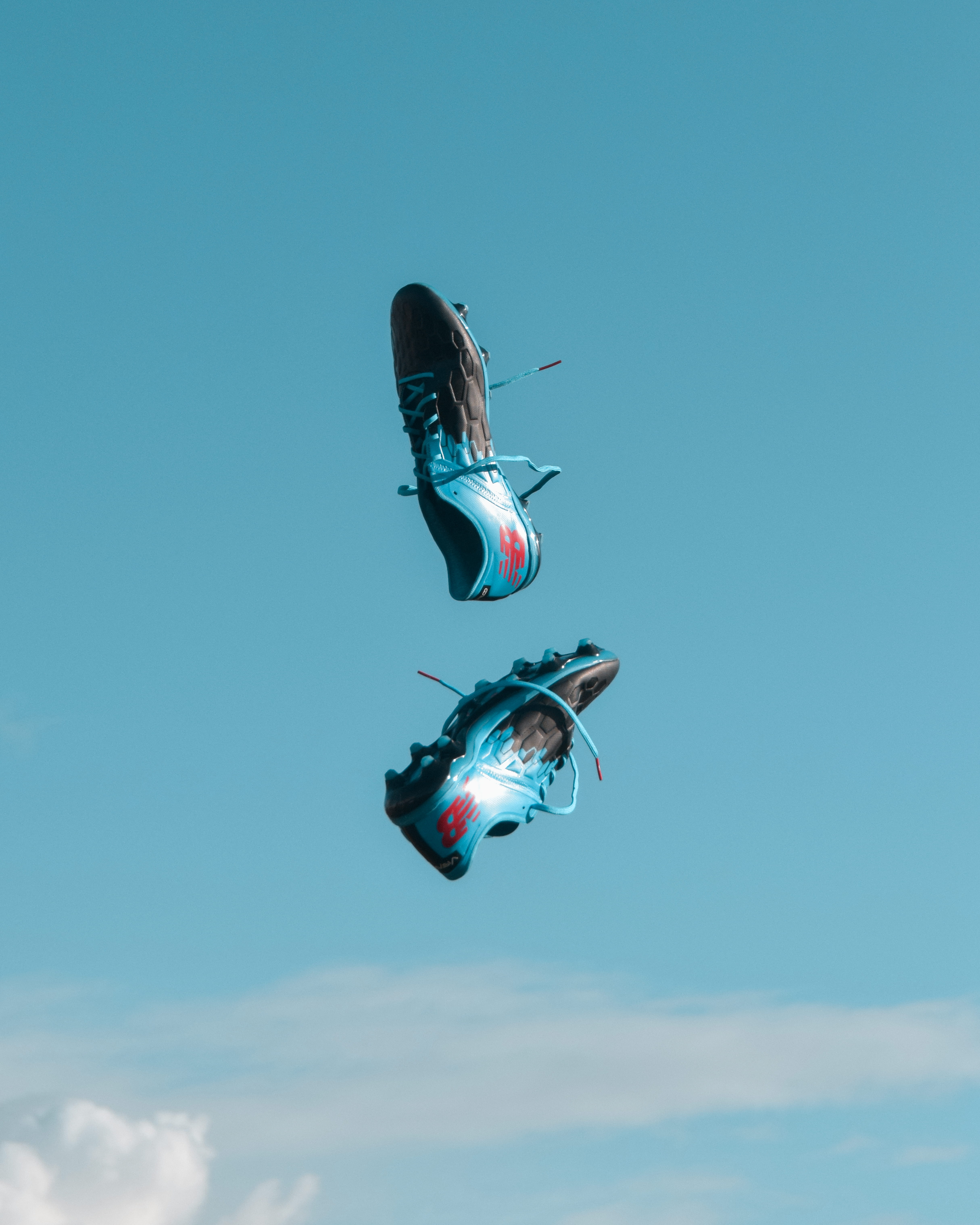 mid-air, balance, digital composite, air, real people, extreme sports, leisure activity, sky, clouds, air vehicle, day, blue, transportation, airplane, Phone HD Wallpaper