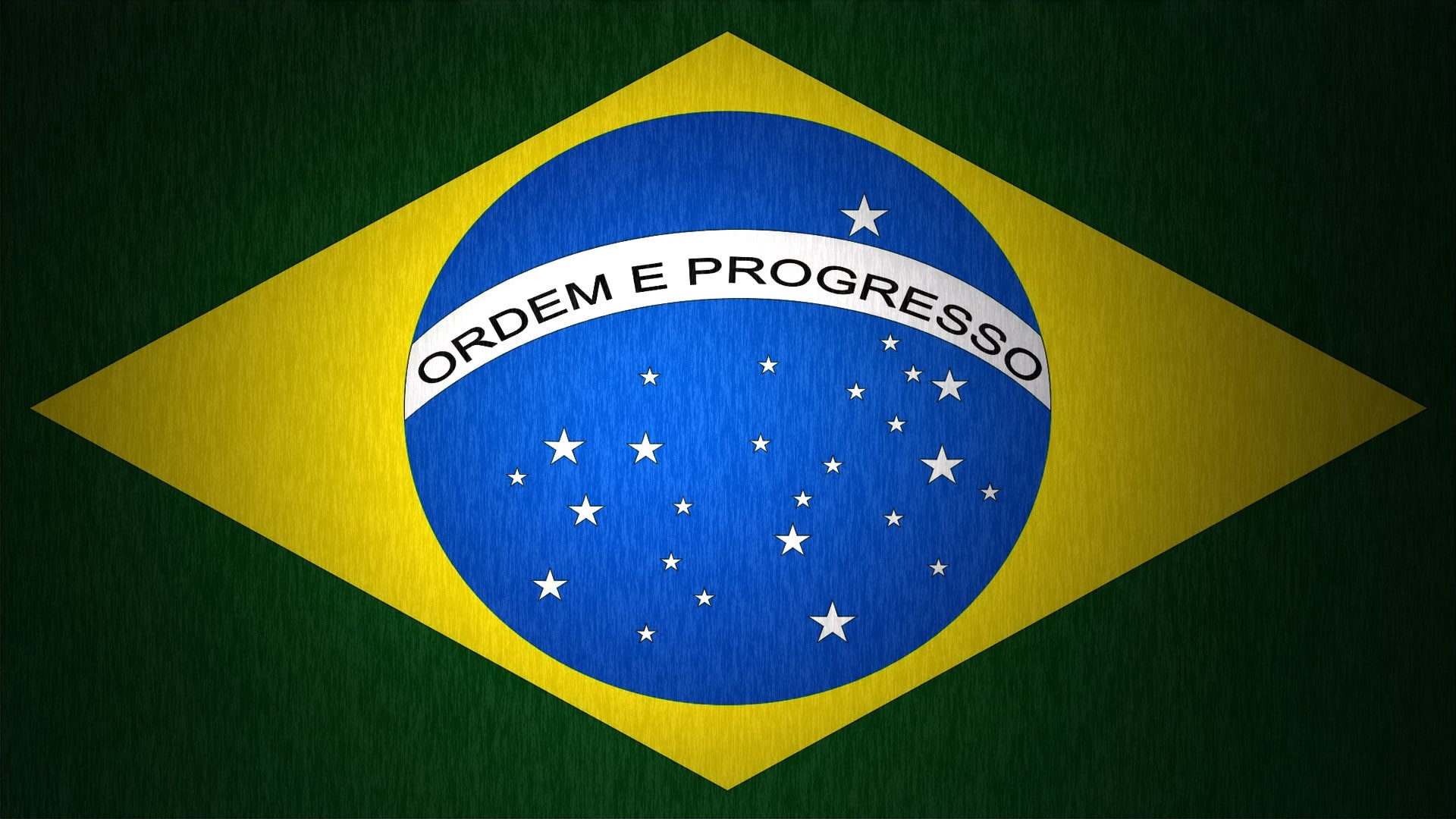 symbol, circle, flag, brazil, 1080P, line, HD Wallpaper