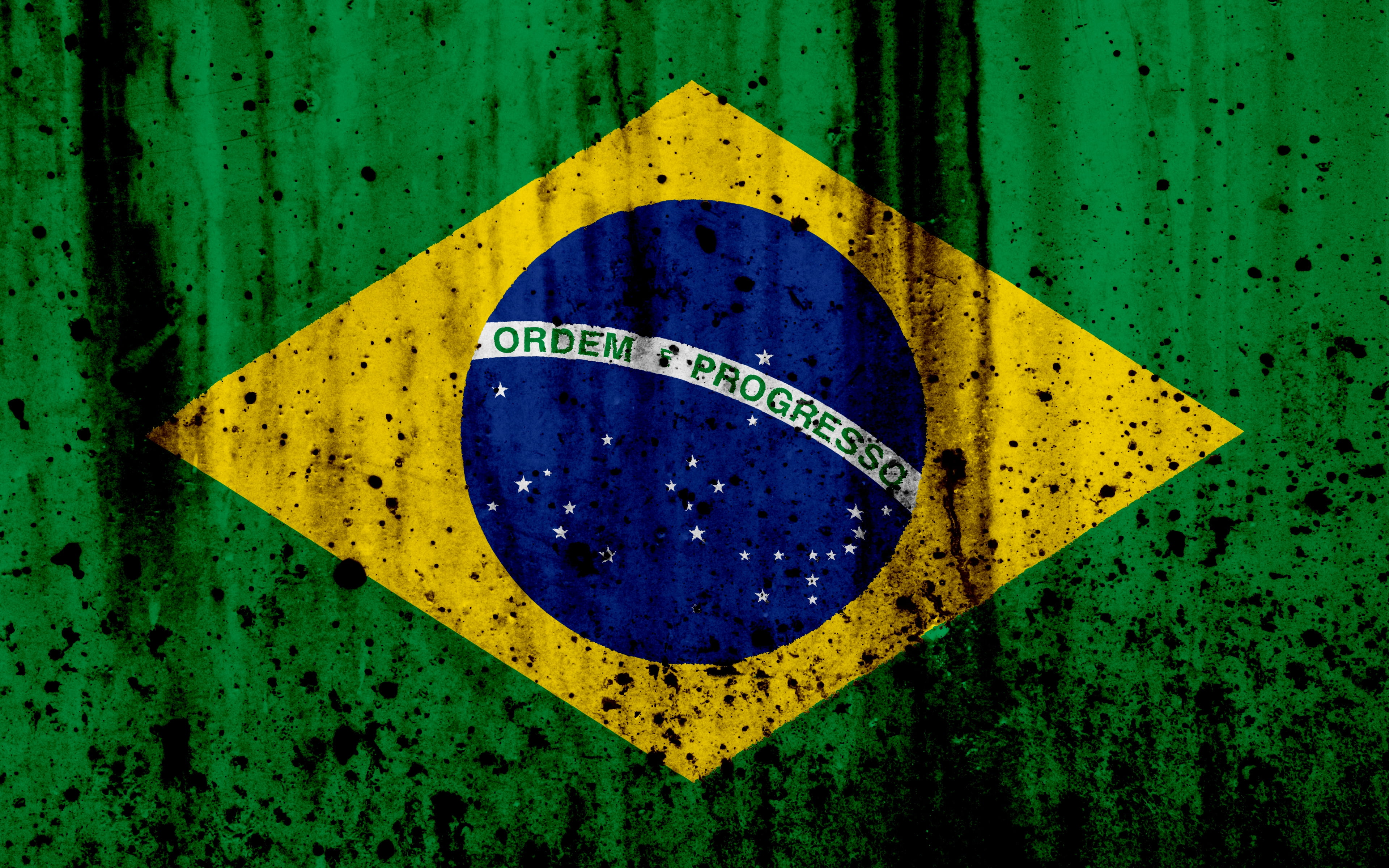 4K, Misc, Flag, Flag Of Brazil, HD Wallpaper