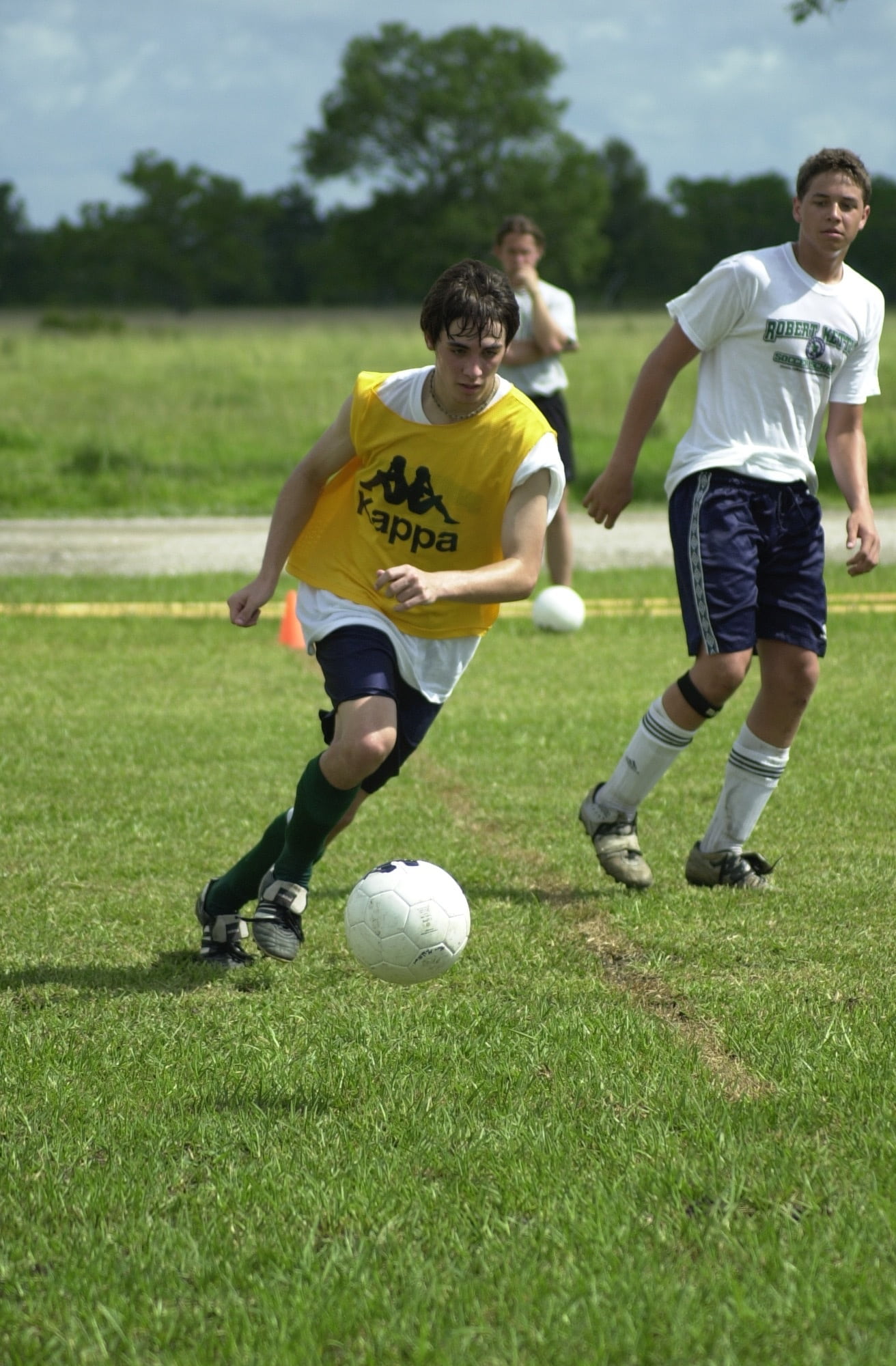 players, boys, athletes, sport, soccer ball, competition, real people, sports equipment, grass, day, game, score, outdoors, plant, teamwork, run, afternoon, Phone HD Wallpaper