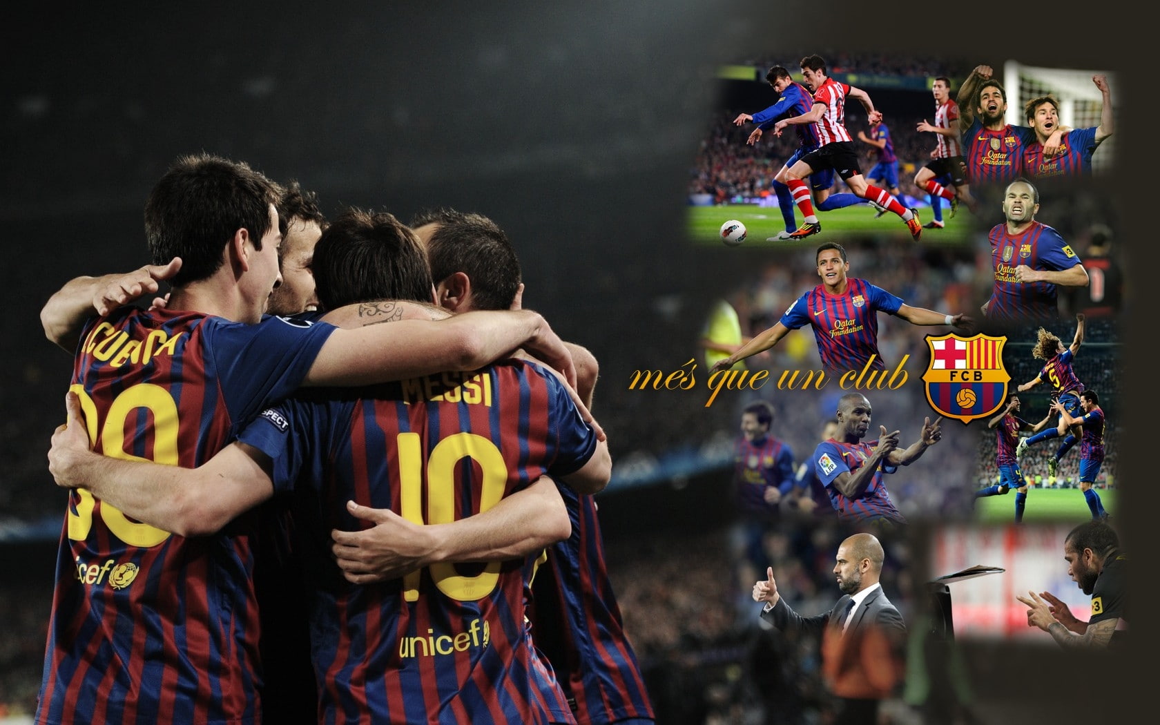 guardiola, soccer, 720P, messi, Barcelona, wembley, teams, barca, sports, football, hd, art, lionel, HD Wallpaper