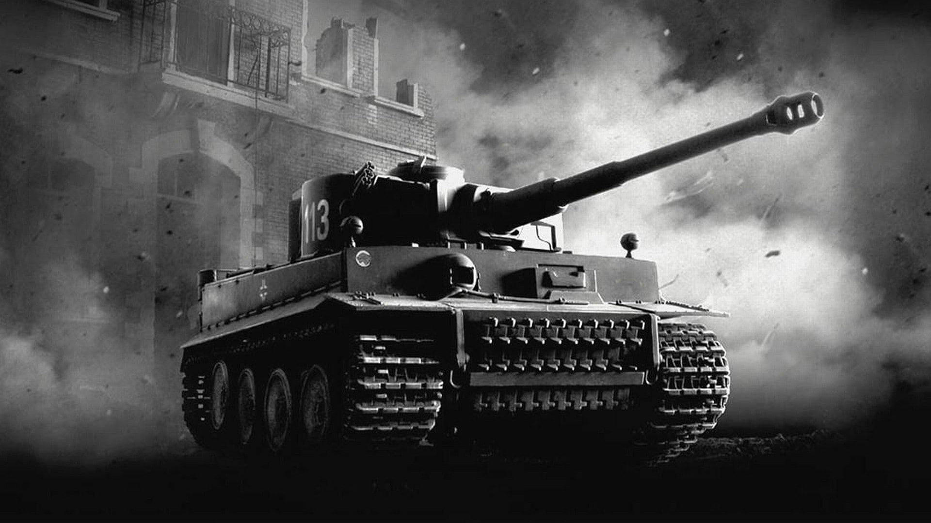 1080P, tank, war, Tiger P, HD Wallpaper