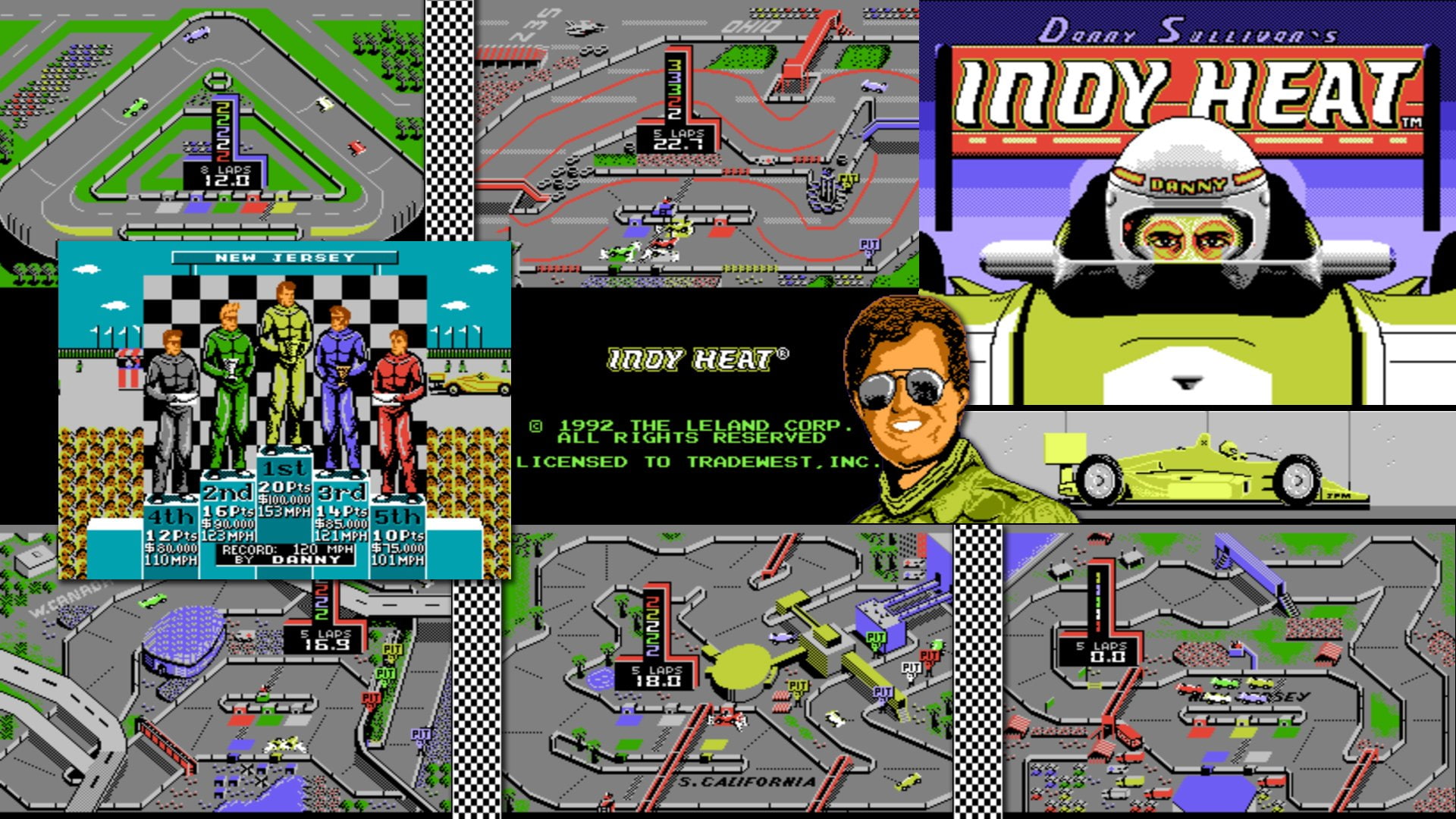 Danny Sullivans Indy Heat, 1080P, Video Game, HD Wallpaper