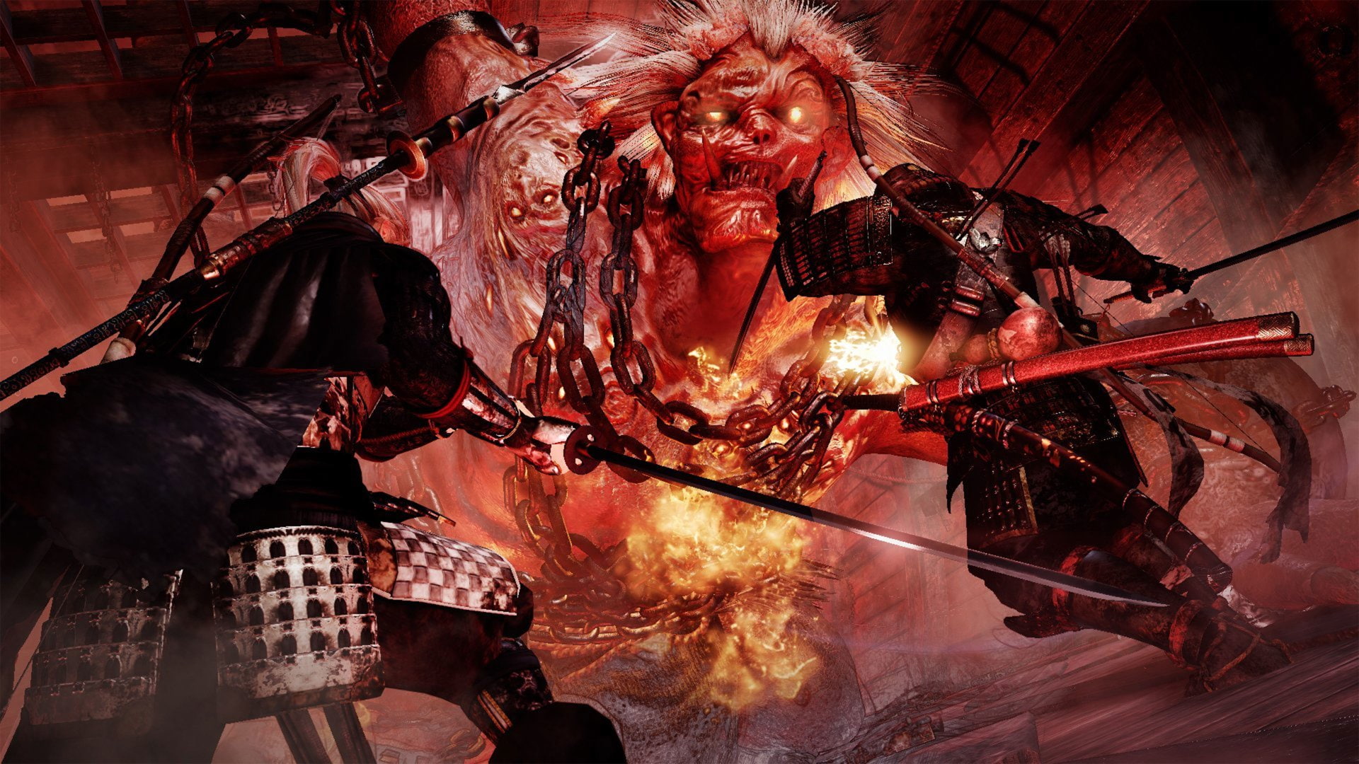 Yokai, Nioh, 1080P, One-Eyed Oni (Nioh), Video Game, William Adams (Nioh), HD Wallpaper