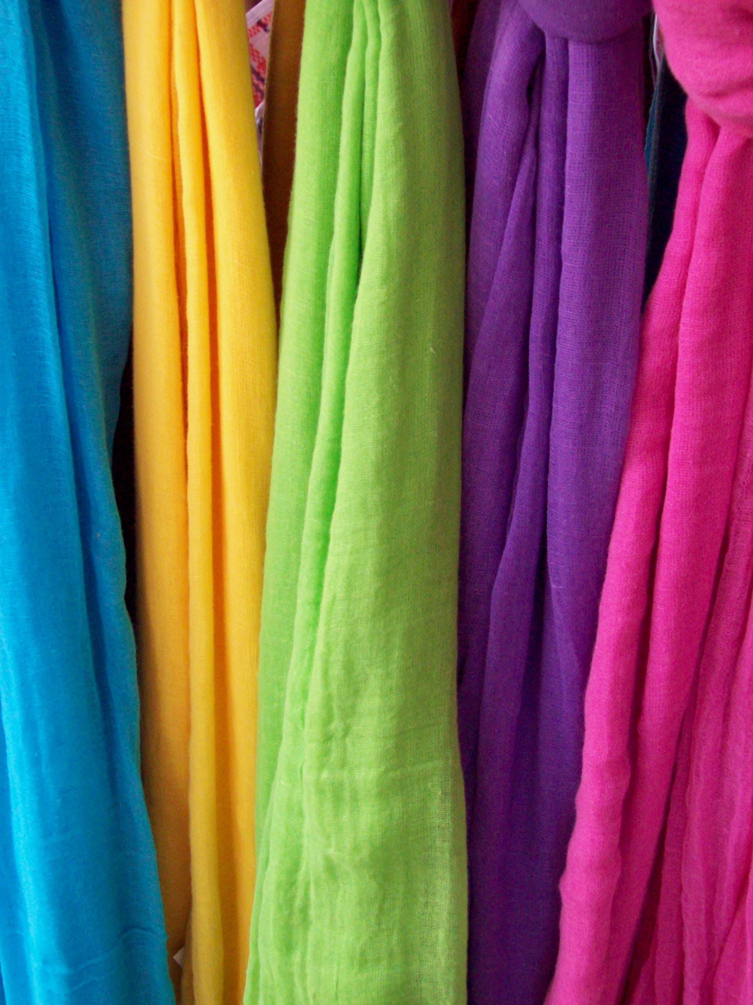 texture, arrangement, female, colours, fashion, side by side, purple, clothes, rainbow, decoration, textile, variation, no people, 2K, collection, clothing, Phone HD Wallpaper