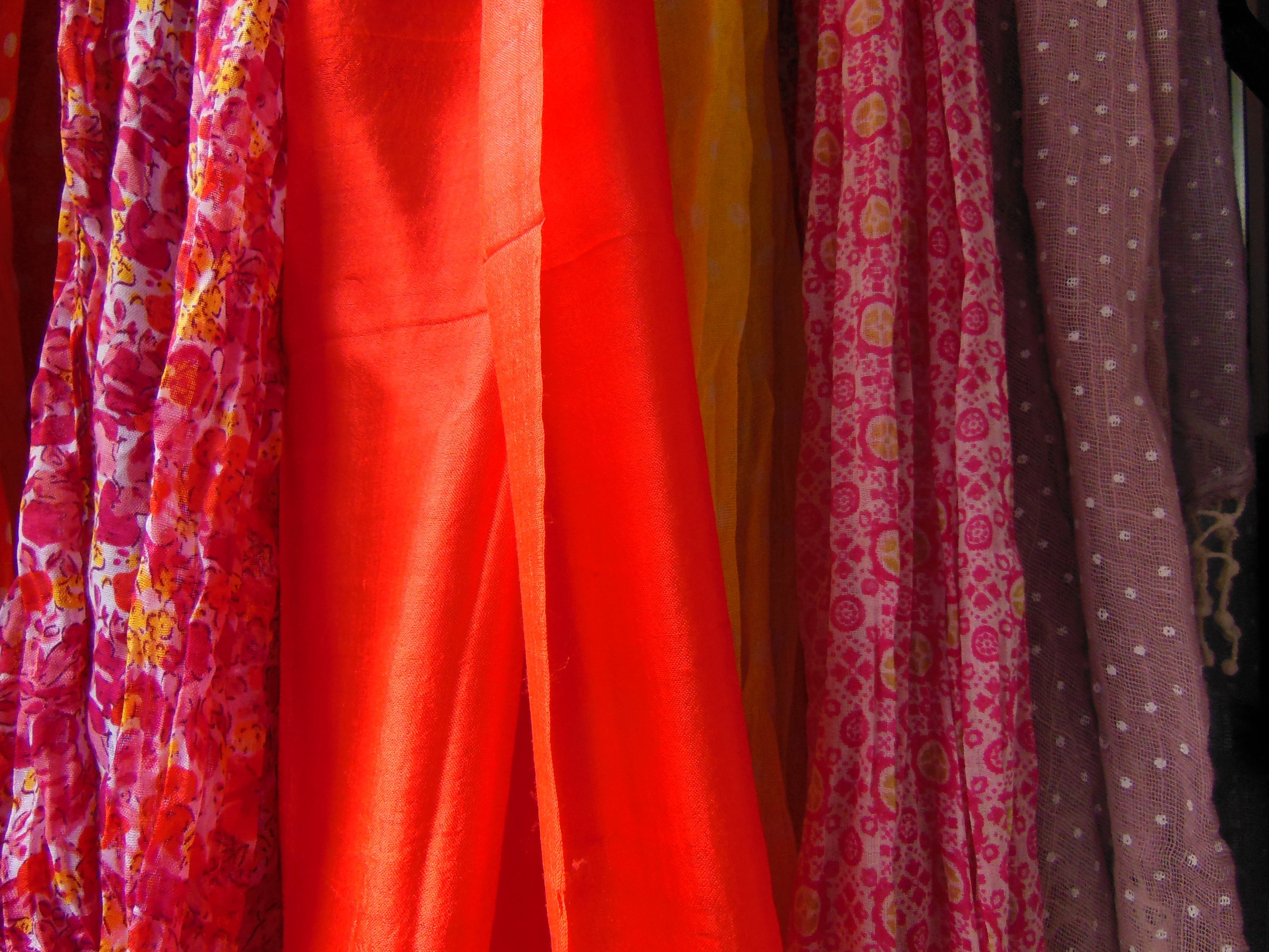 textile industry, multi colored, pink, white, side by side, fashion, store, patterned, retail, textile, full frame, close-up, red, single coloured, backgrounds, HD Wallpaper