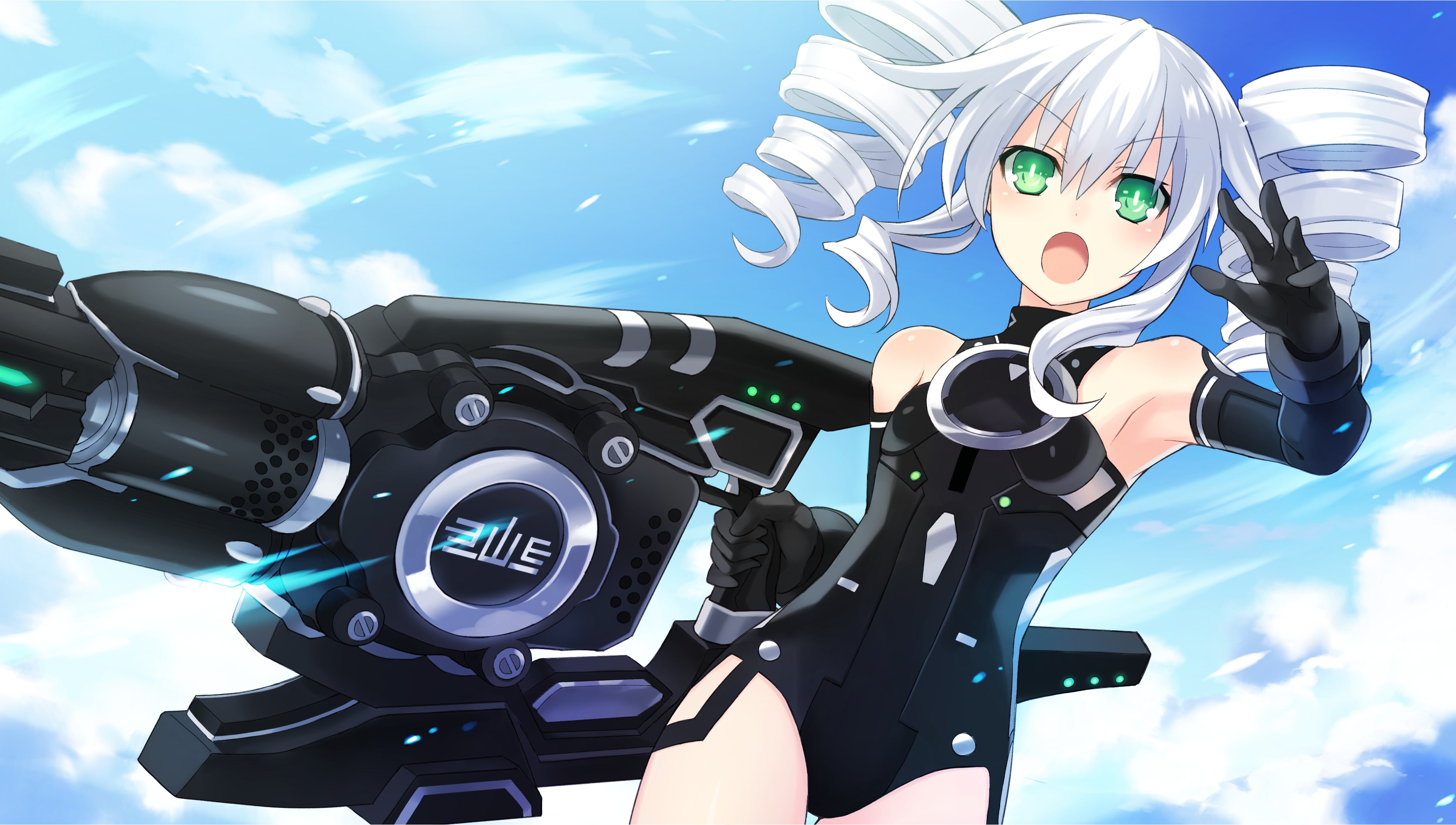 Uni (Hyperdimension Neptunia), 2K, Hyperdimension Neptunia, anime, Anime Girls, HD Wallpaper