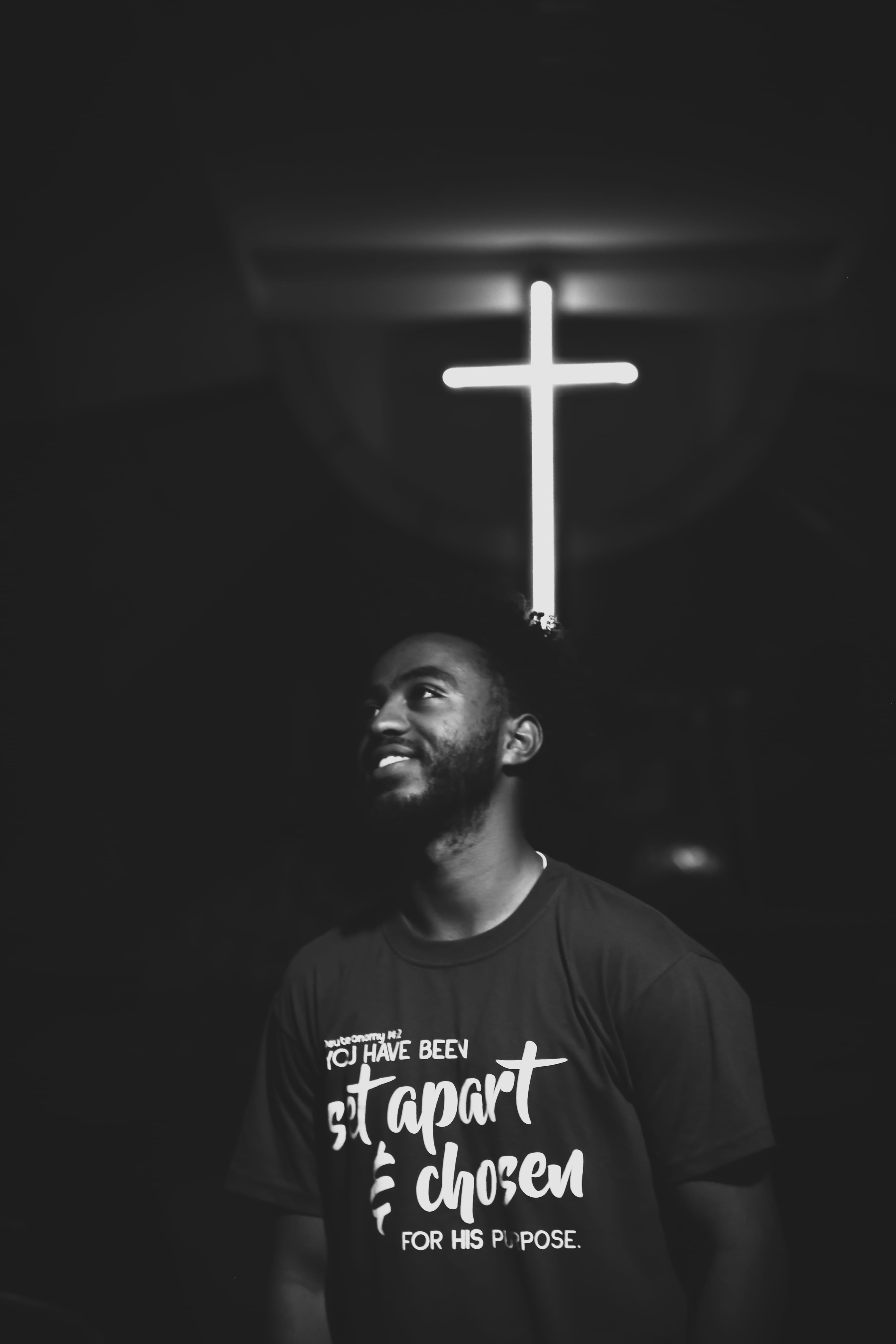 scale, person, portrait, smiling, apparel, cross, text, gray, clothing, casual clothing, style, one person, black, leisure activity, illuminated, lifestyles, Phone HD Wallpaper