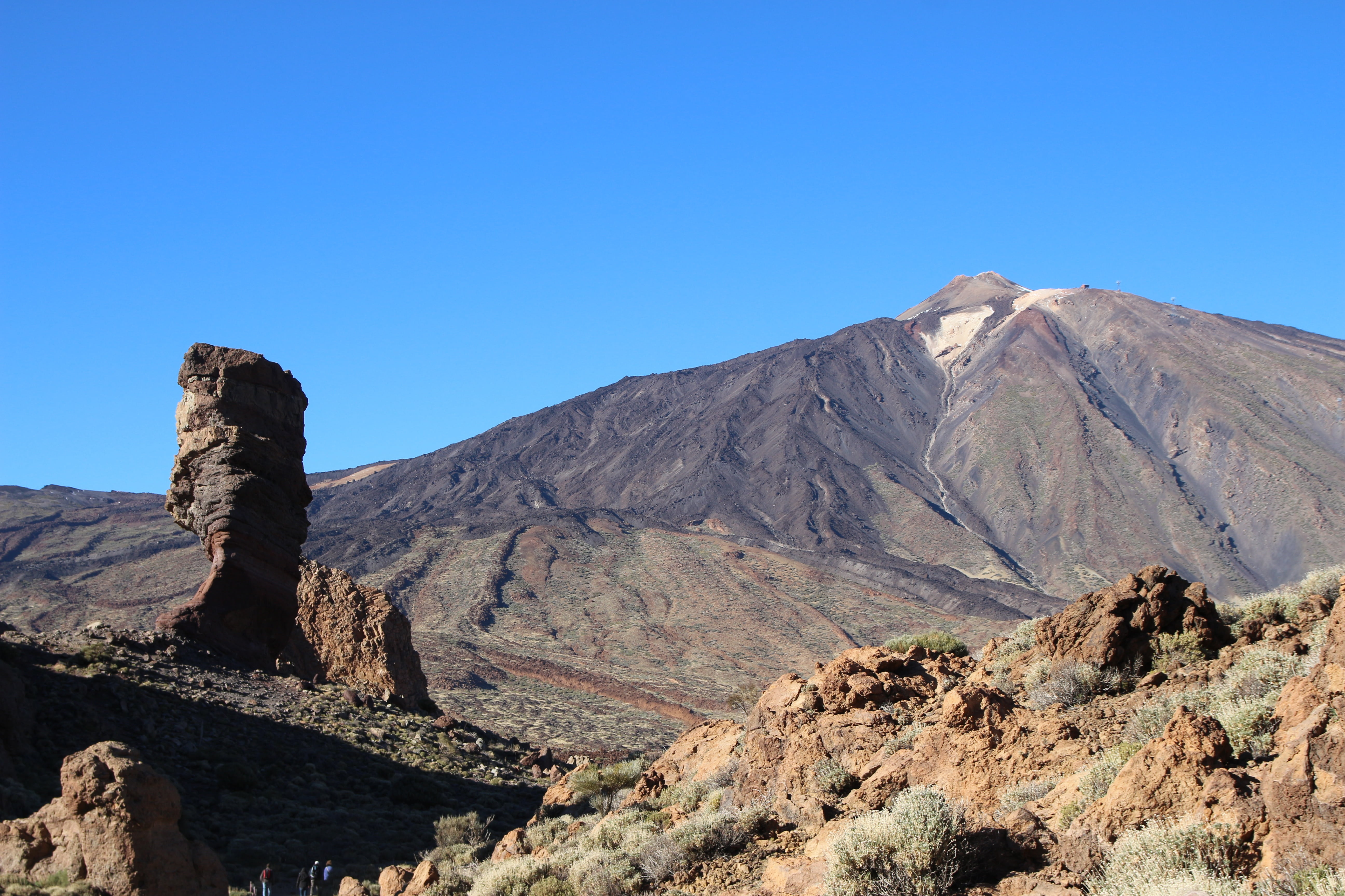 nature, climate, rocky towers, geology, god finger, environment, tenerife, land, pico de Teide, rock, lava rock, travel destinations, beauty in nature, HD Wallpaper