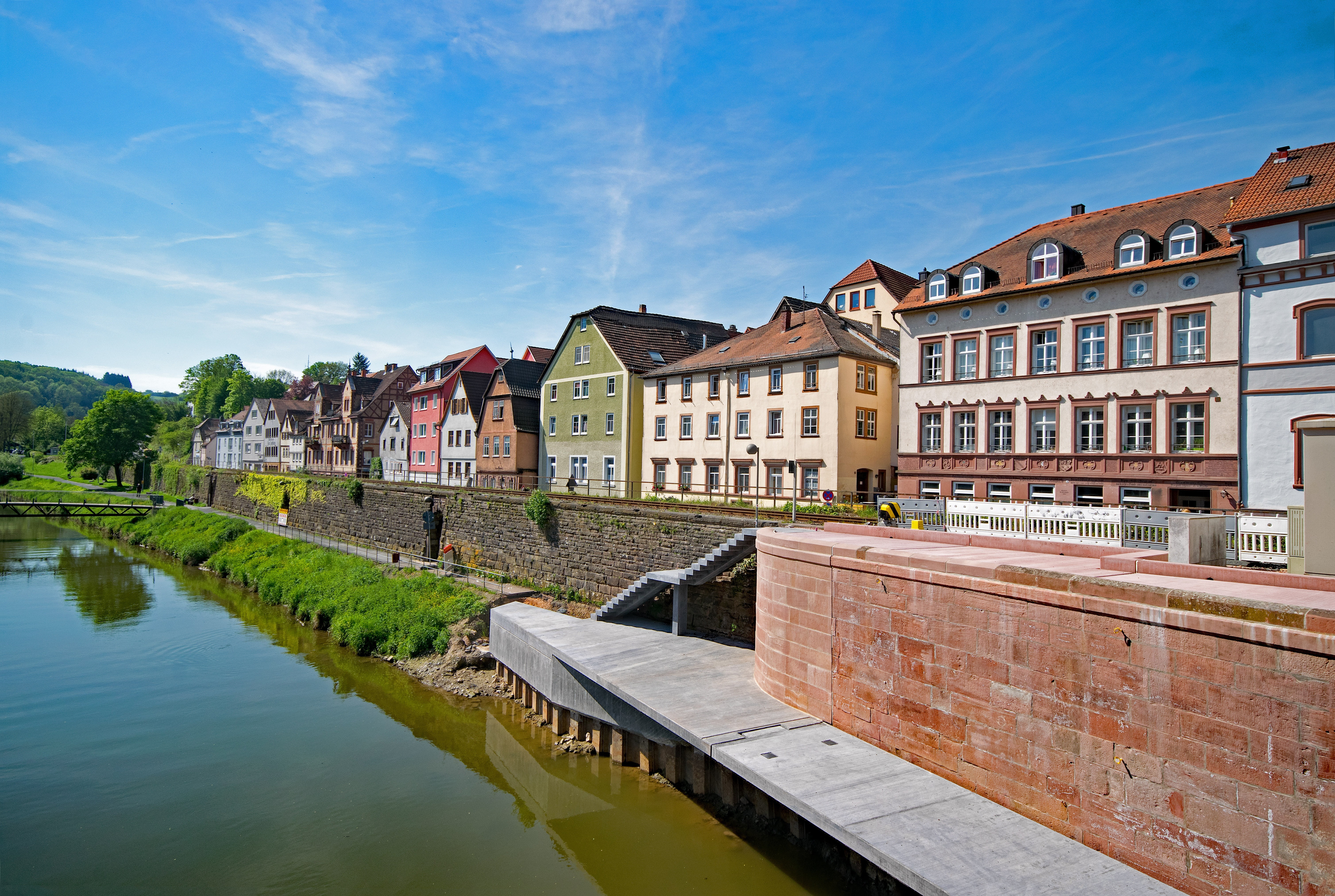 city, outdoors, river, day, canal, tauber, europe, reflection, residential district, urban Scene, history, travel destinations, water, baden württemberg, HD Wallpaper