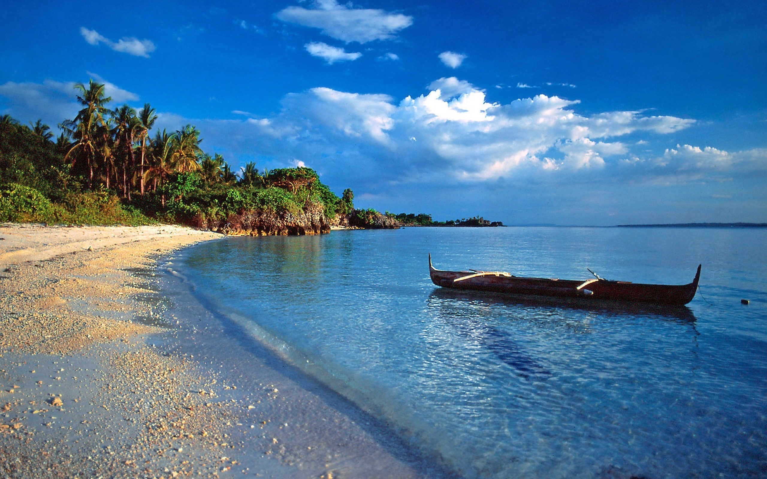 com, ob, 2K, wooden, boat, beach, picspaper, HD Wallpaper