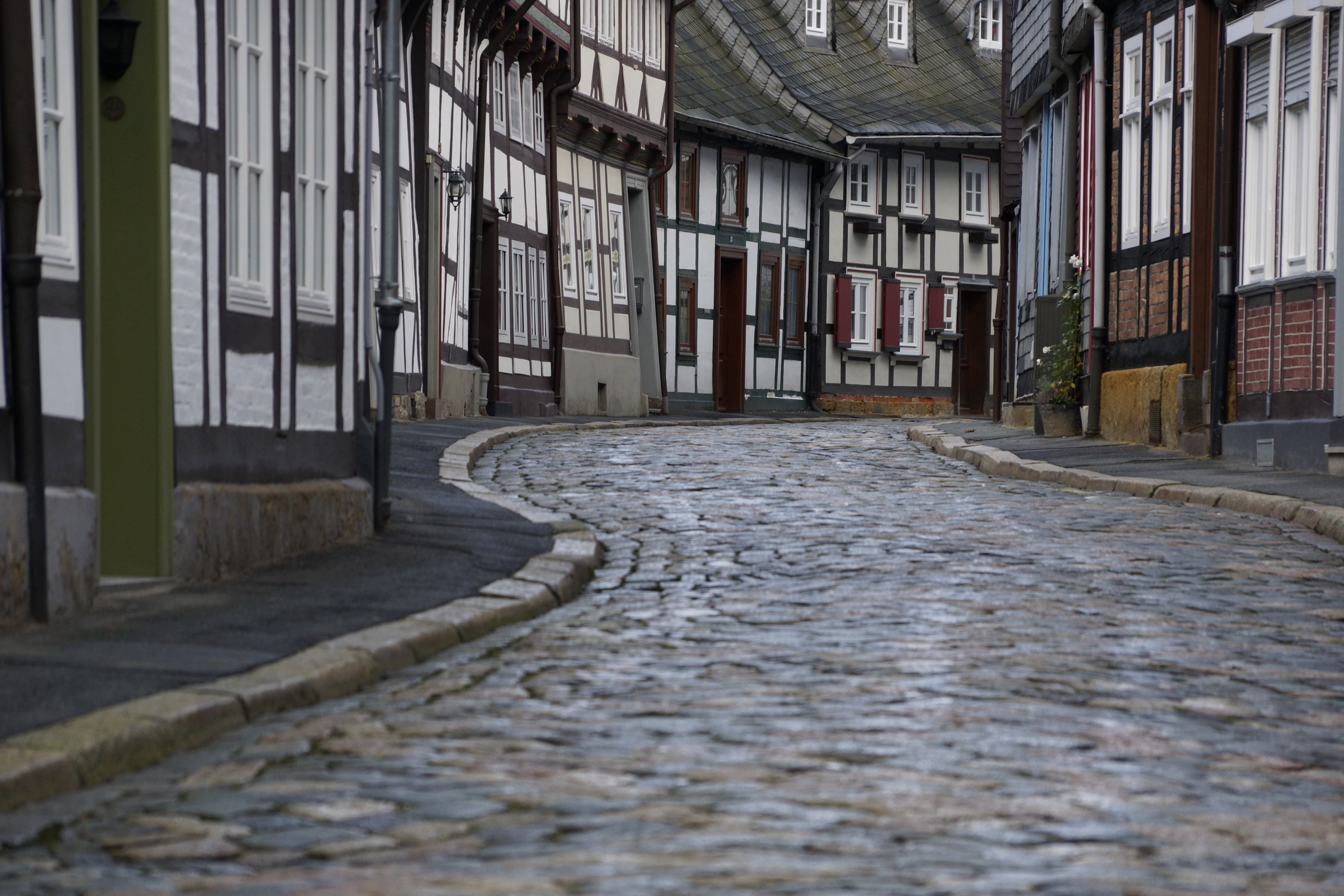 pipe - tube, gray, house, 5K, heritage, unesco, germany, goslar, ancient, daytime, outdoors, footpath, industry, architecture, building exterior, the way forward, HD Wallpaper