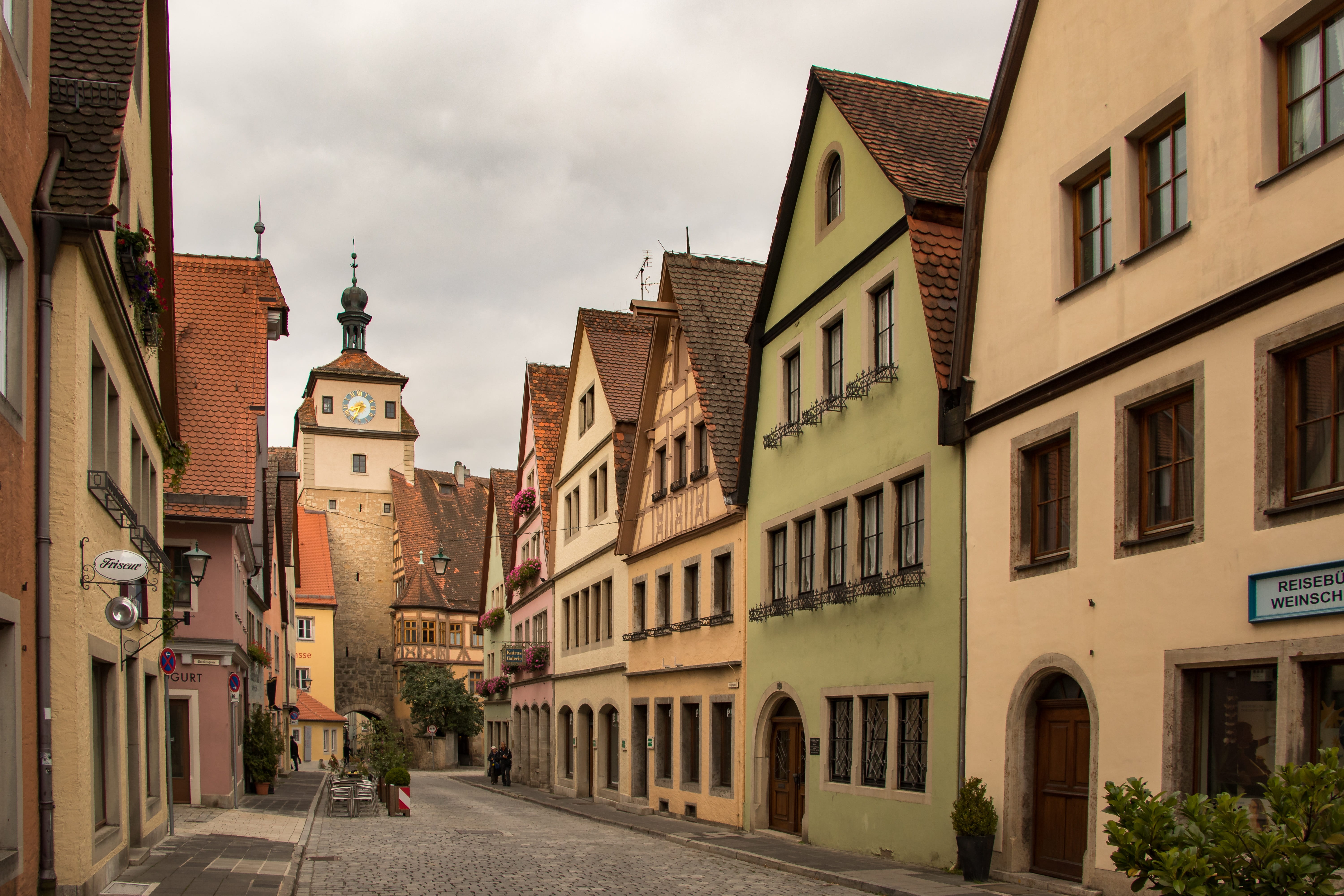 rothenburg of the deaf, house facade, tourist attraction, 5K, nature, architecture, sky, alley, tourism, built structure, tower, city, downtown, row house, HD Wallpaper