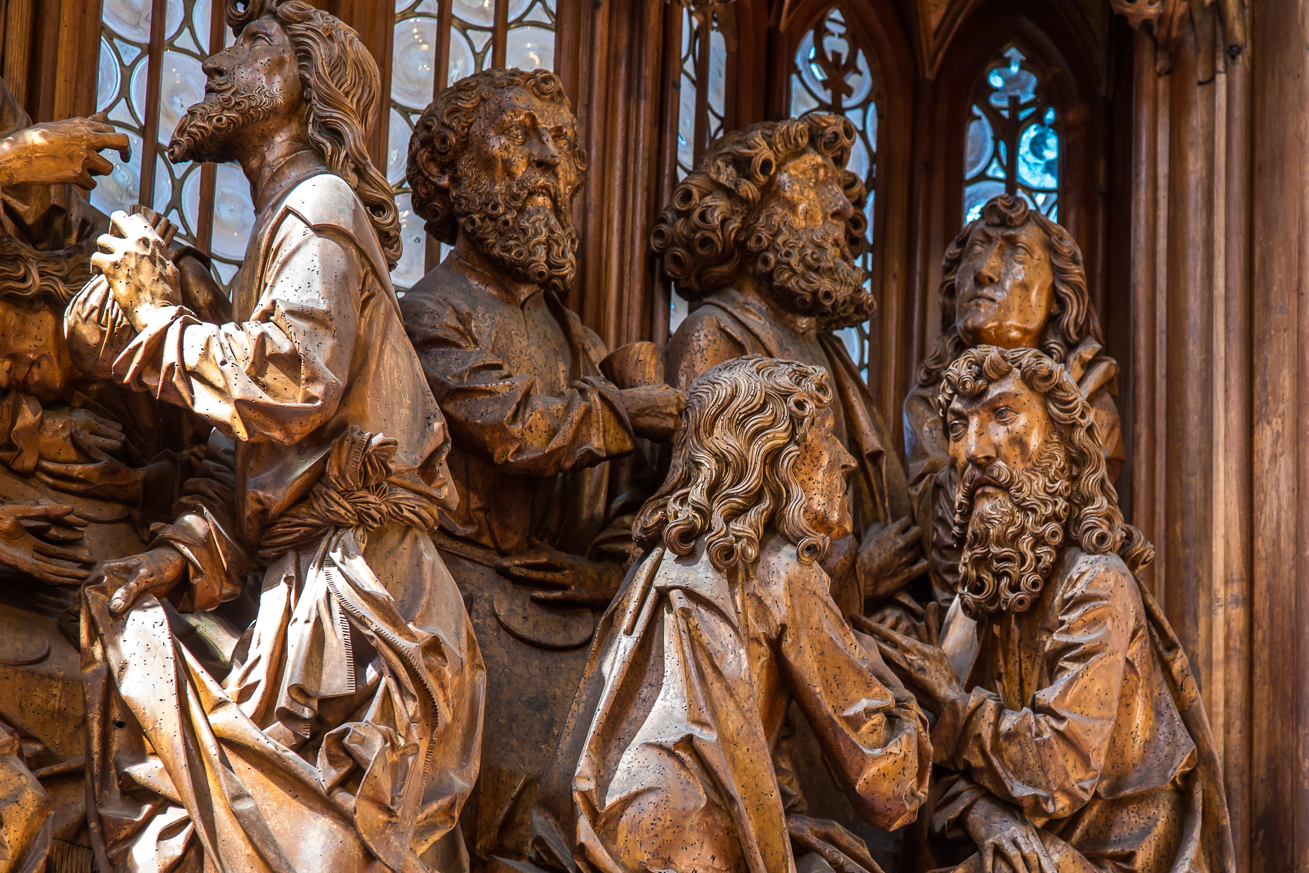 creativity, church, europe, art and craft, cathedral, travel destinations, belief, sculpture, riemenschneider, religion, architecture, history, representation, HD Wallpaper