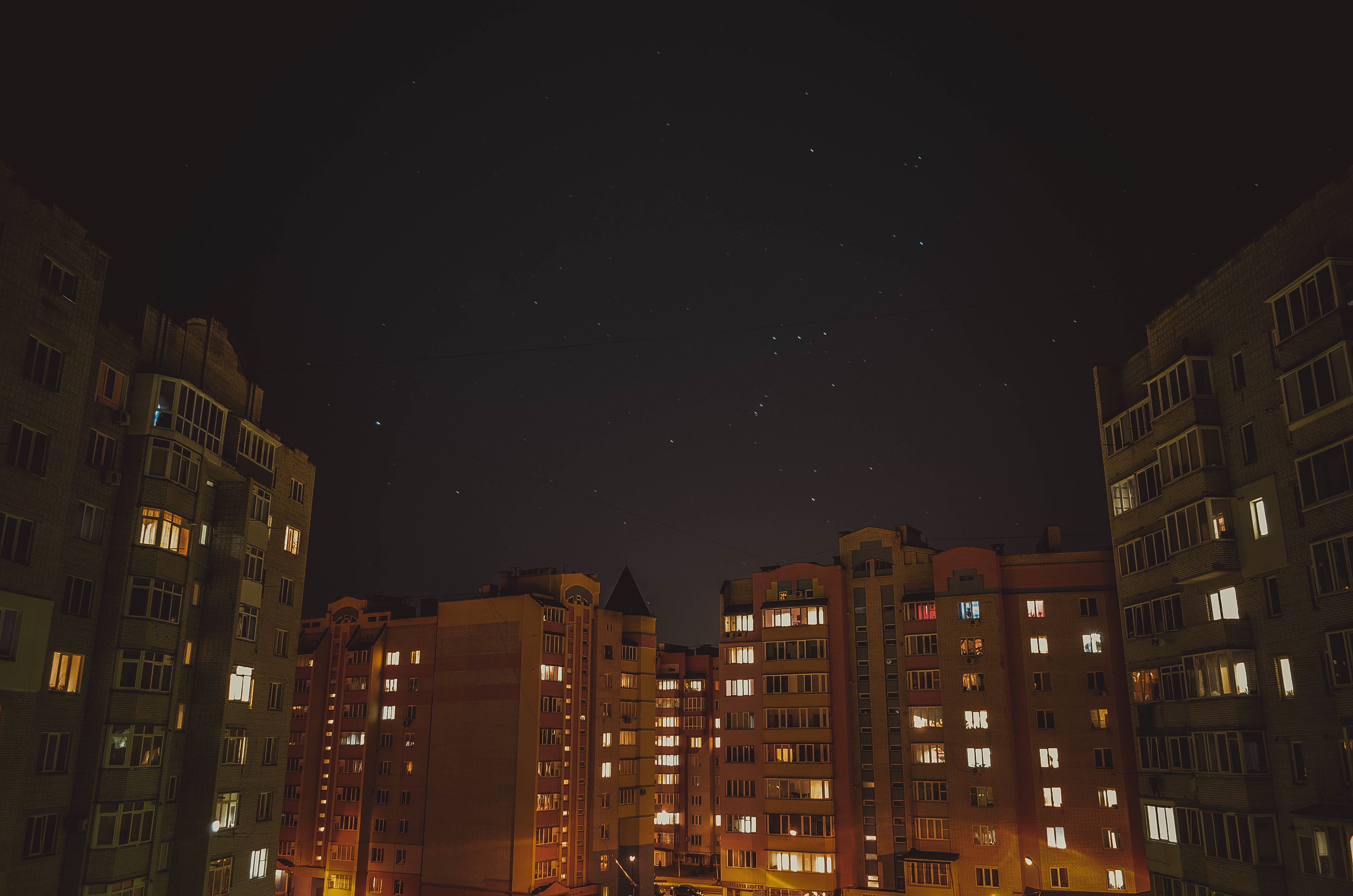 brown, skyscraper, low angle view, tall - high, outdoors, city life, grey, architecture, window, night, urban Scene, urban Skyline, architecture And Buildings, HD Wallpaper