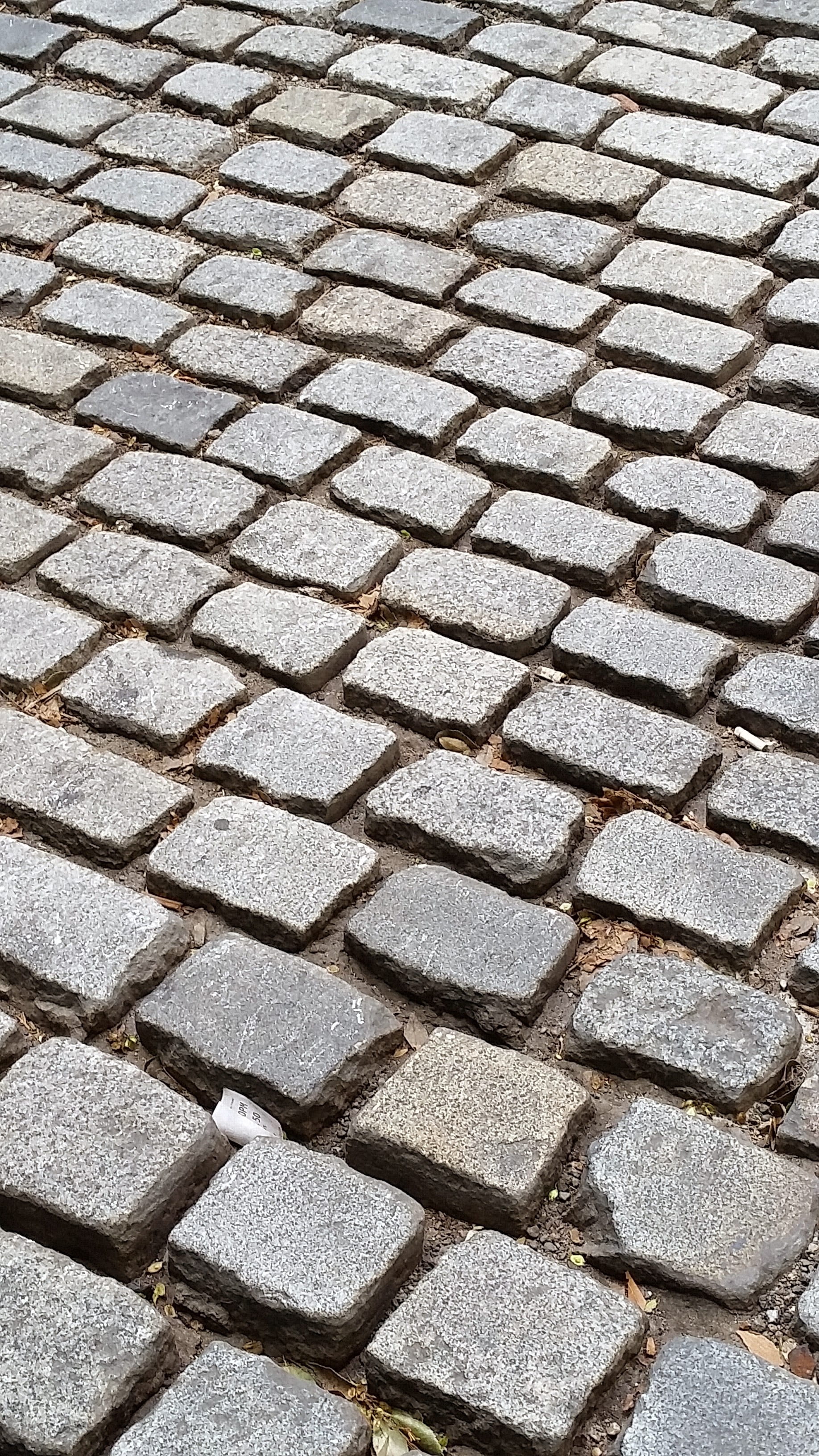 outdoors, 2K, bricks, shape, pattern, day, cobble, footpath, sunlight, stones, cobblestone, roof tile, backgrounds, nature, arrangement, full frame, old, Phone HD Wallpaper