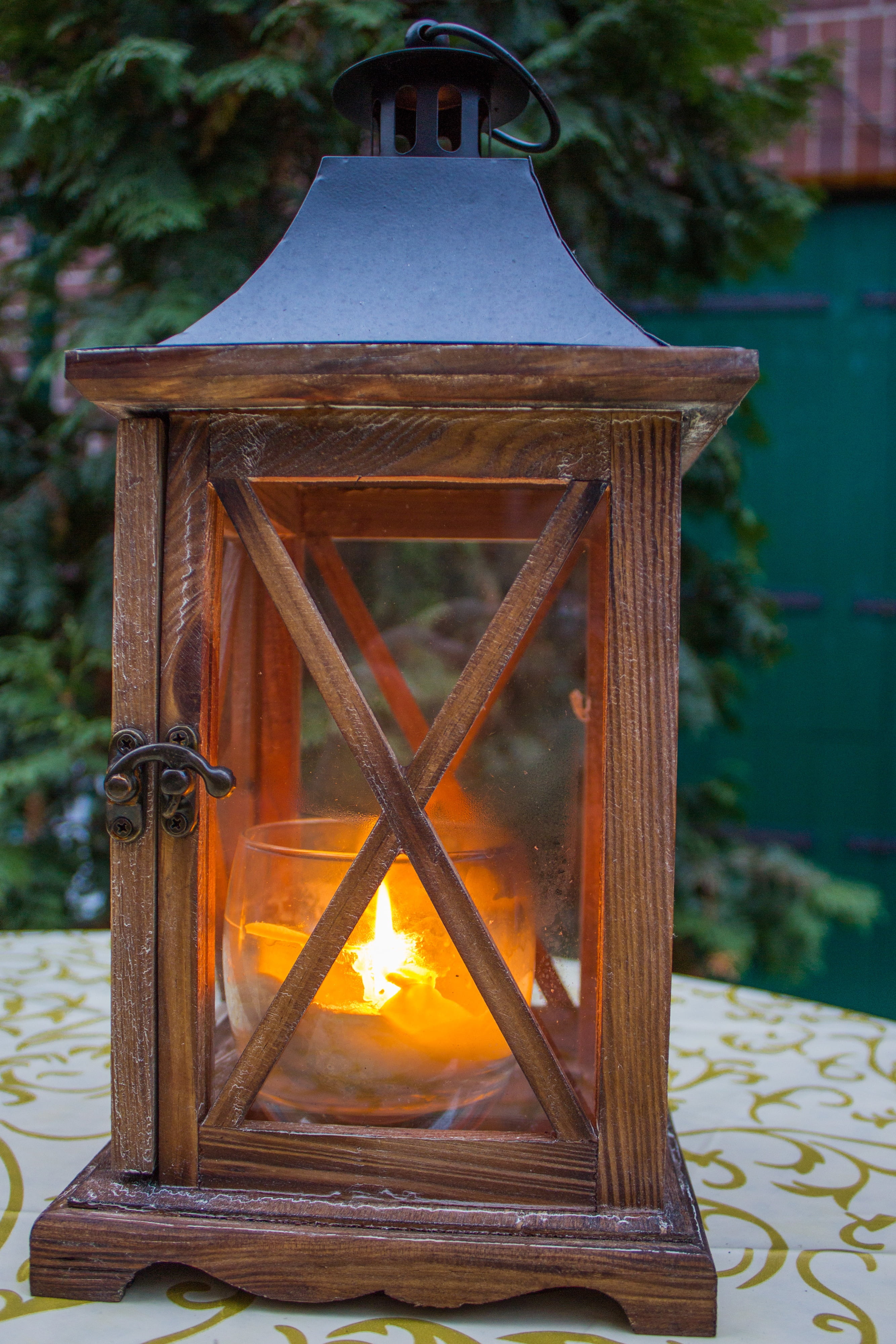 illuminated, 4K, tree, fire, lantern, close-up, heat - temperature, outdoors, day, atmosphere, lighting equipment, wooden, nature, plant, candlelight, Phone HD Wallpaper
