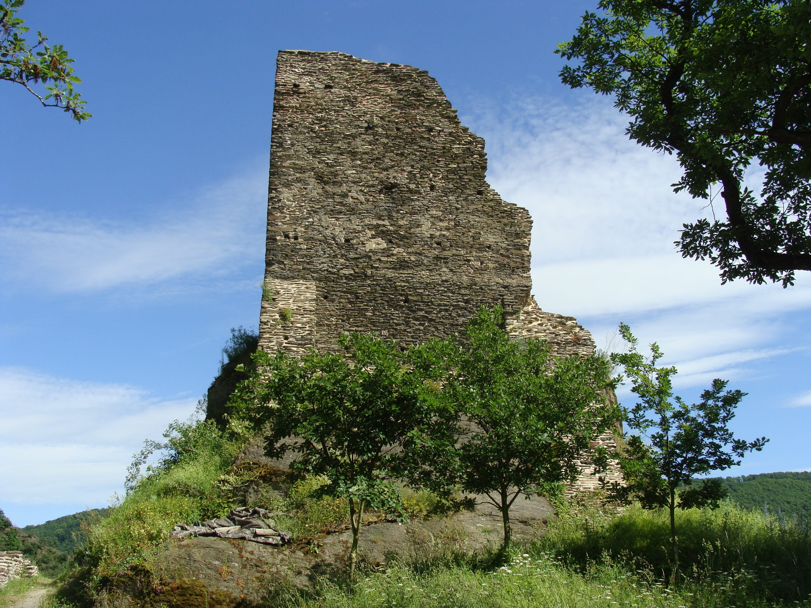 Burg, solid, Bacharach, land, day, fortification, decay, ancient civilization, travel destinations, ruin, remains, outdoors, burg stahlberg, plant, ruined, HD Wallpaper