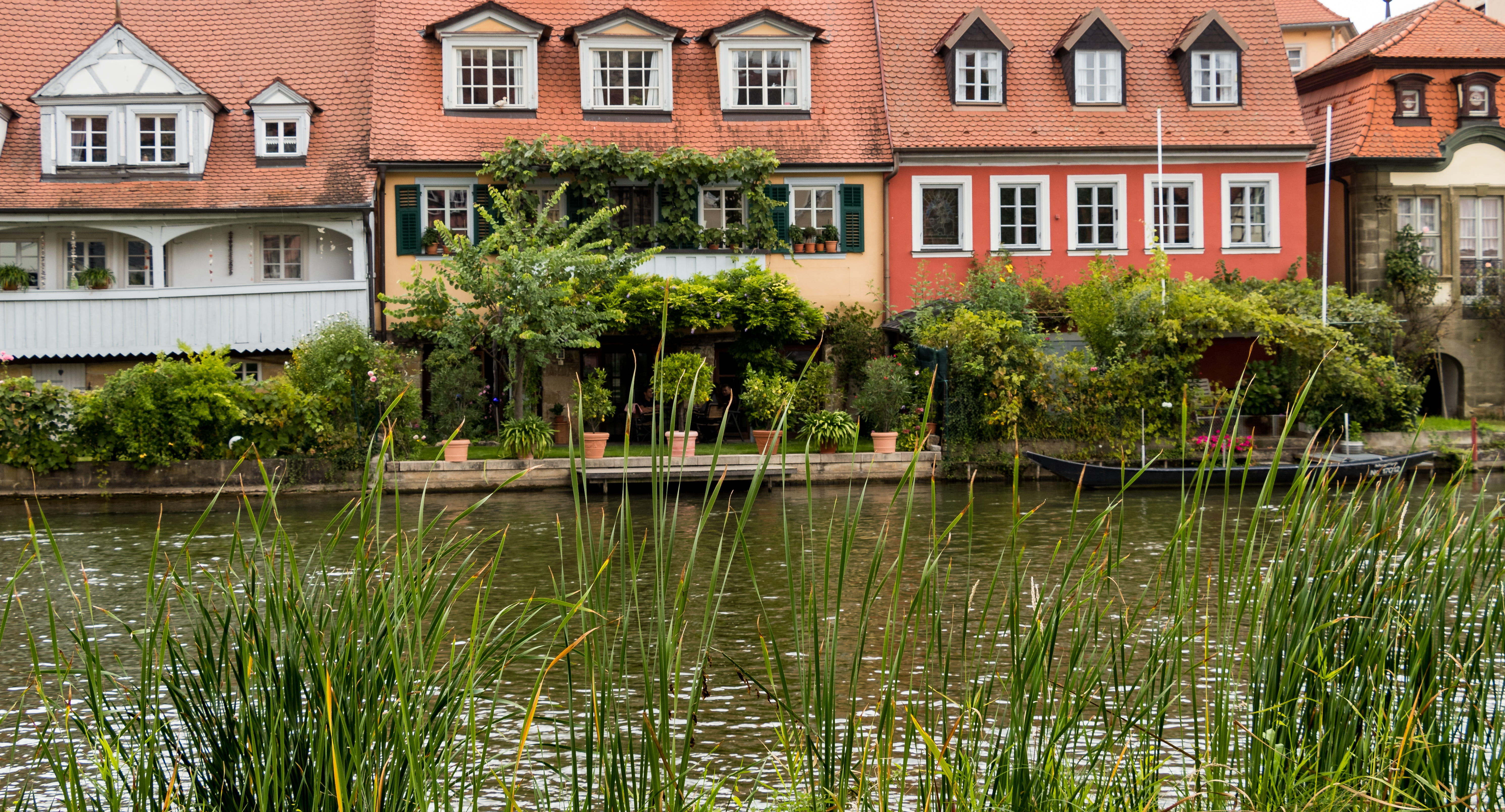 water, historic old town, fachwerkhäuser, main, historic home, nature, reflection, architecture, places of interest, fishermens quarter, outdoors, apartment, HD Wallpaper