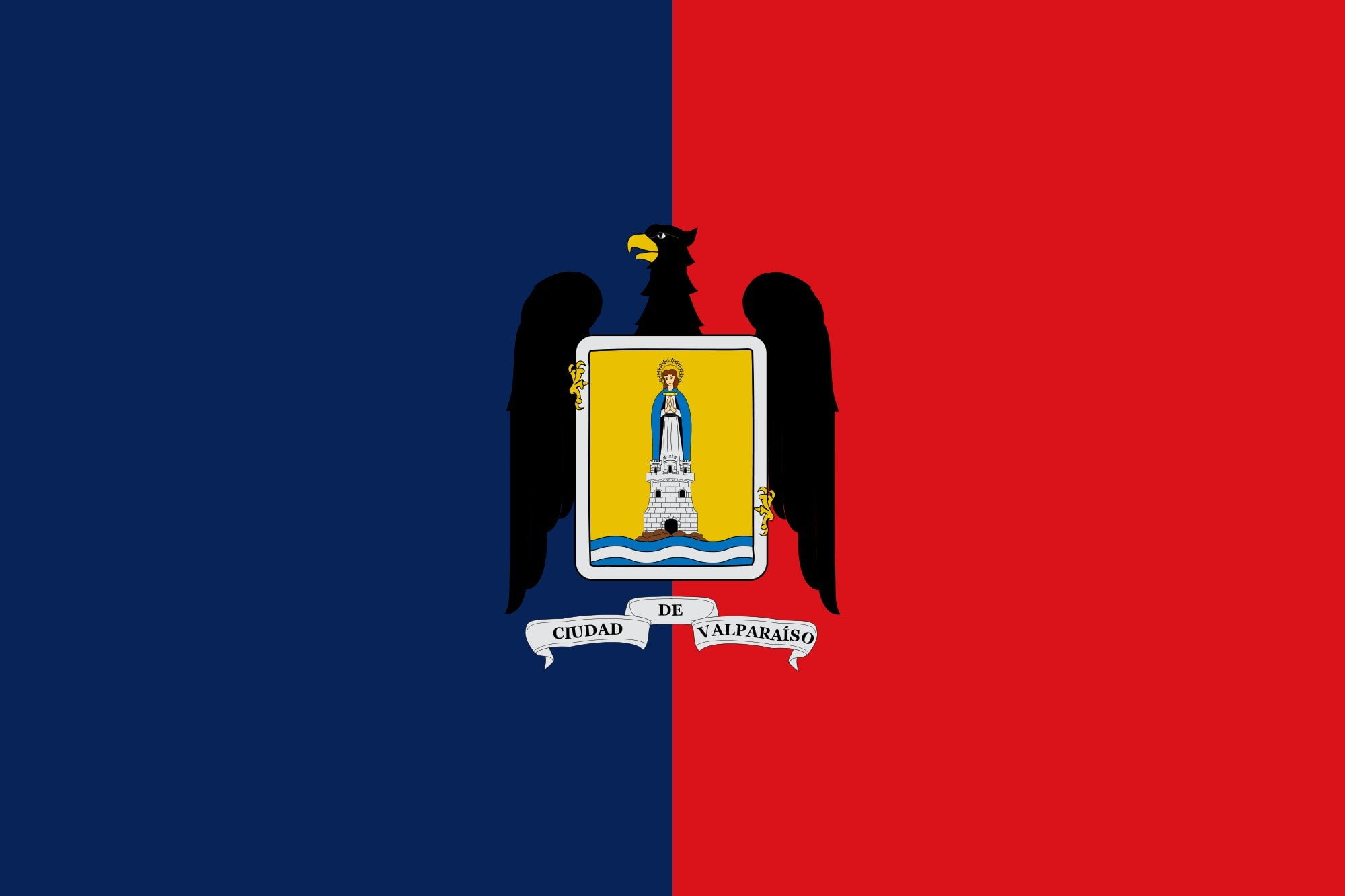 chile svg, 2000px flag, valparaiso, 1080P, HD Wallpaper
