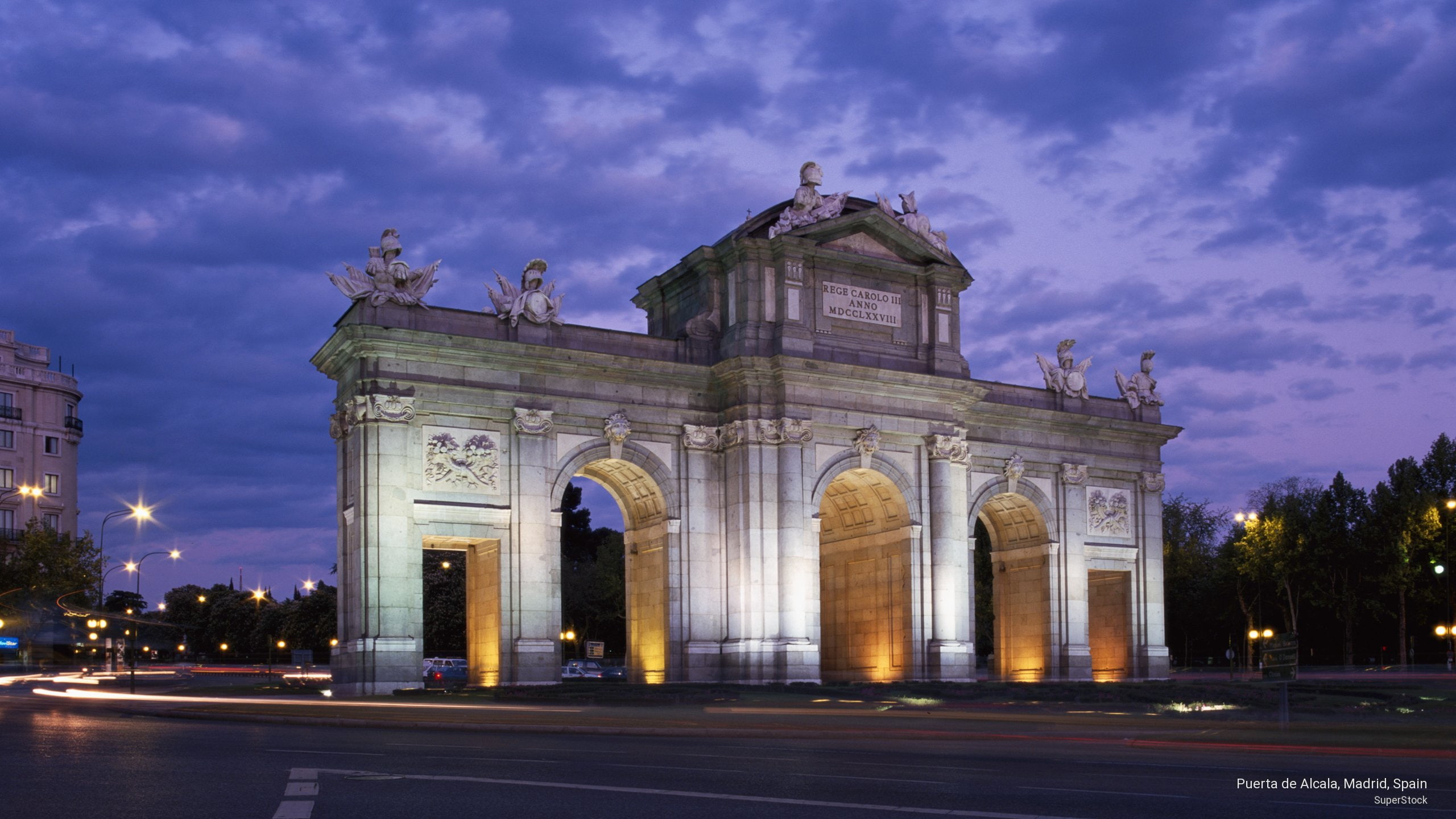madrid, de, 2K, puerta, spain, Landmarks, alcala, HD Wallpaper