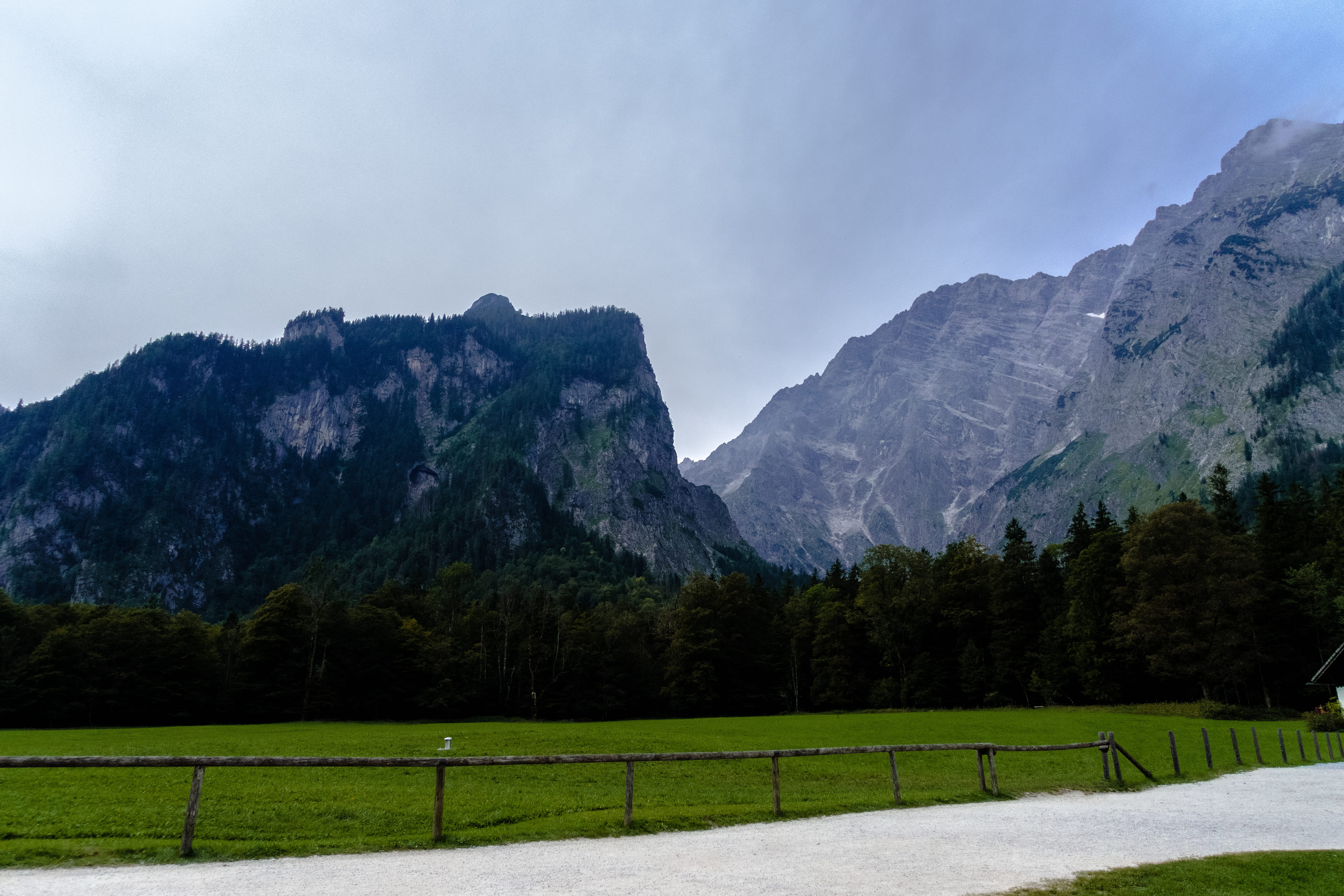 schönau am königssee, non-urban scene, landscape, cloud - sky, mountains, plant, snowcapped mountain, day, scenics - nature, tree, königssee, nature, tranquil scene, HD Wallpaper