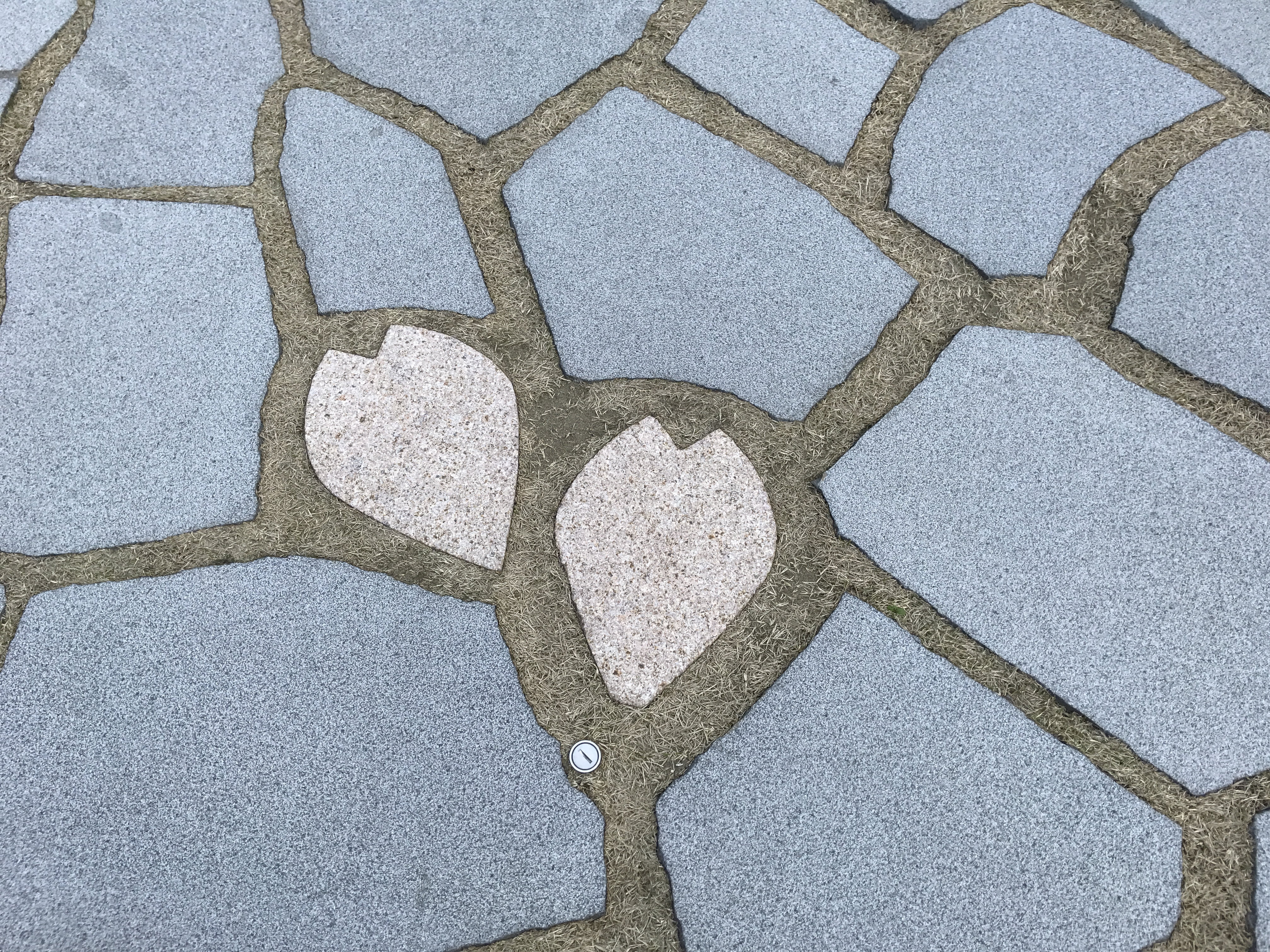 gray, art and craft, footpath, pavement, pattern, textured, backgrounds, full frame, close-up, tile, outdoors, day, kioicho garden, paving stone, no people, HD Wallpaper