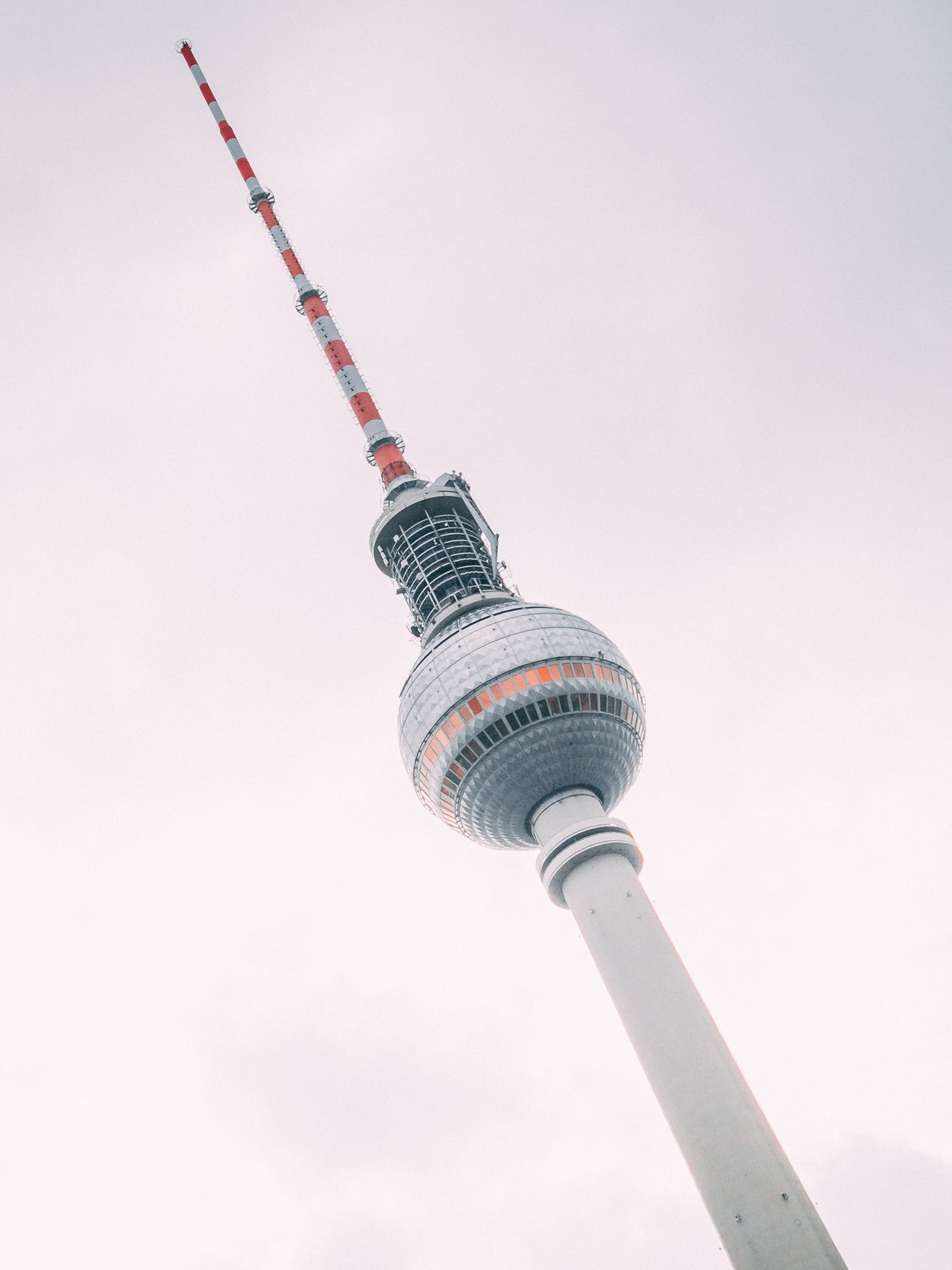 tower, connection, built structure, building exterior, tourism, germany, tall - high, architecture, travel, outdoors, fernsehturm, sphere, skyscraper, iphone, Phone HD Wallpaper