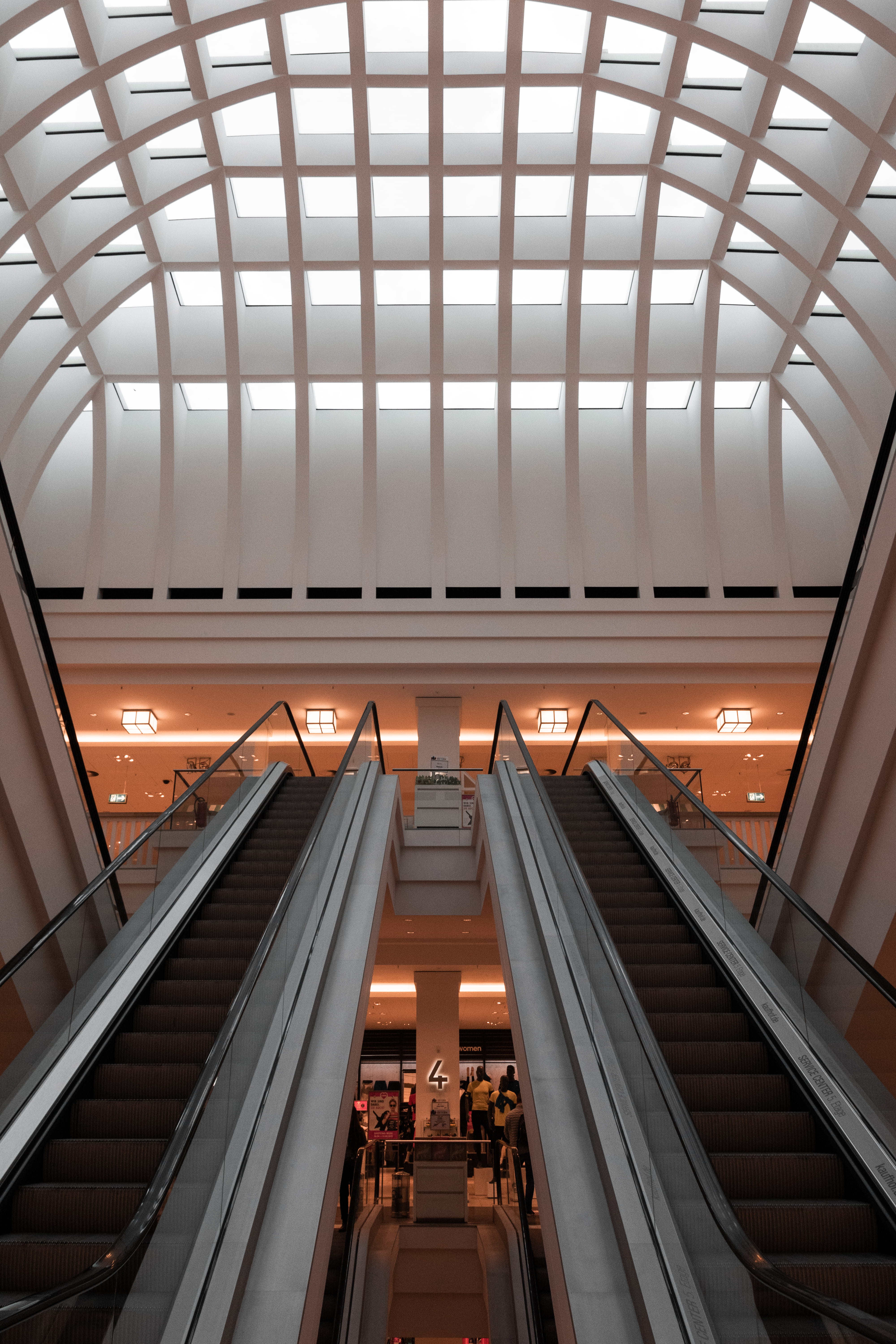 pattern, indoors, lighting, architecture, built structure, transportation, incidental people, ceiling, window, germany, low angle view, travel, skylight, Phone HD Wallpaper