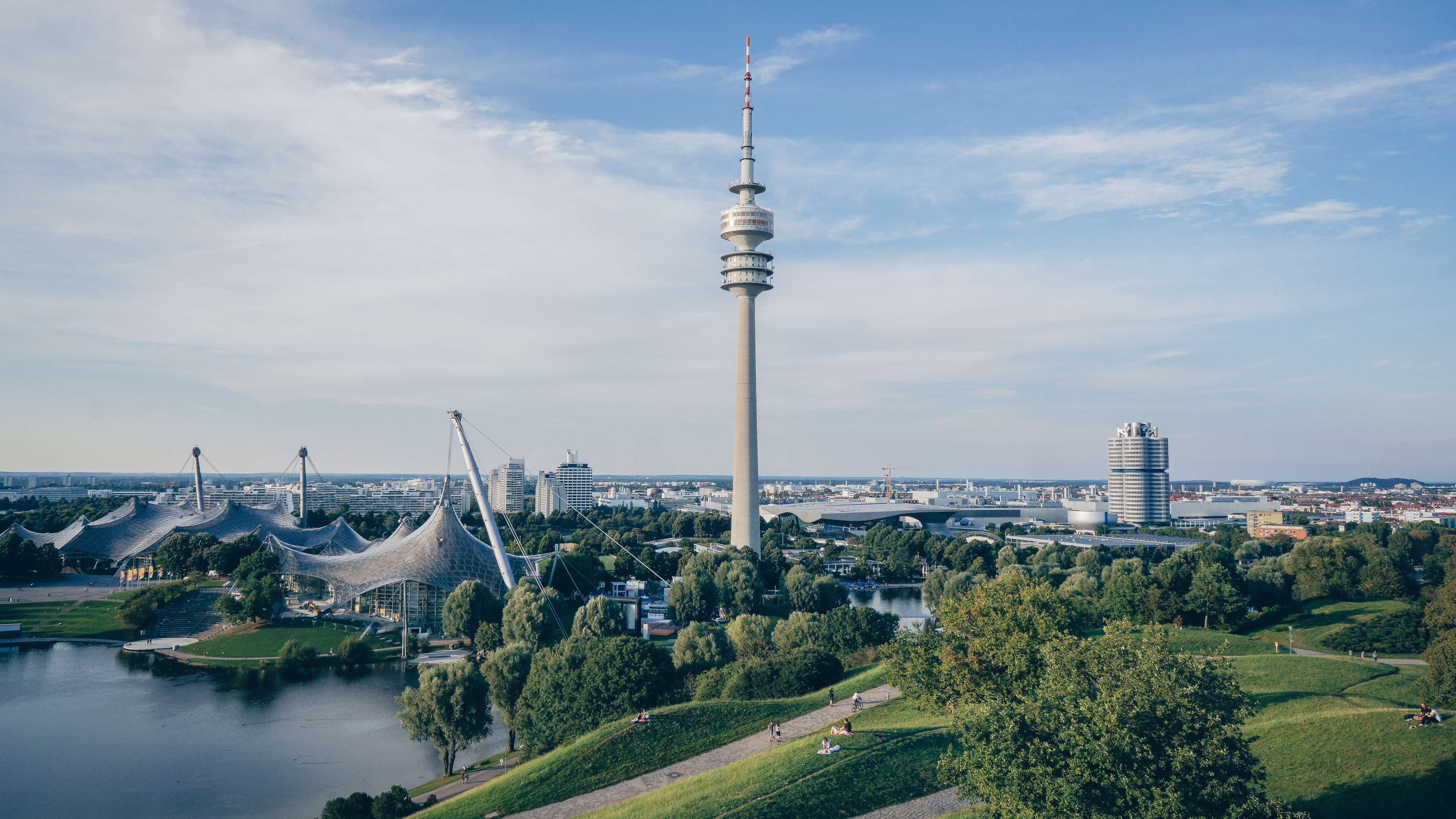 travel destinations, tall - high, connection, travel, trip, built structure, summer, olympic, building exterior, cloud - sky, nature, office building exterior, HD Wallpaper