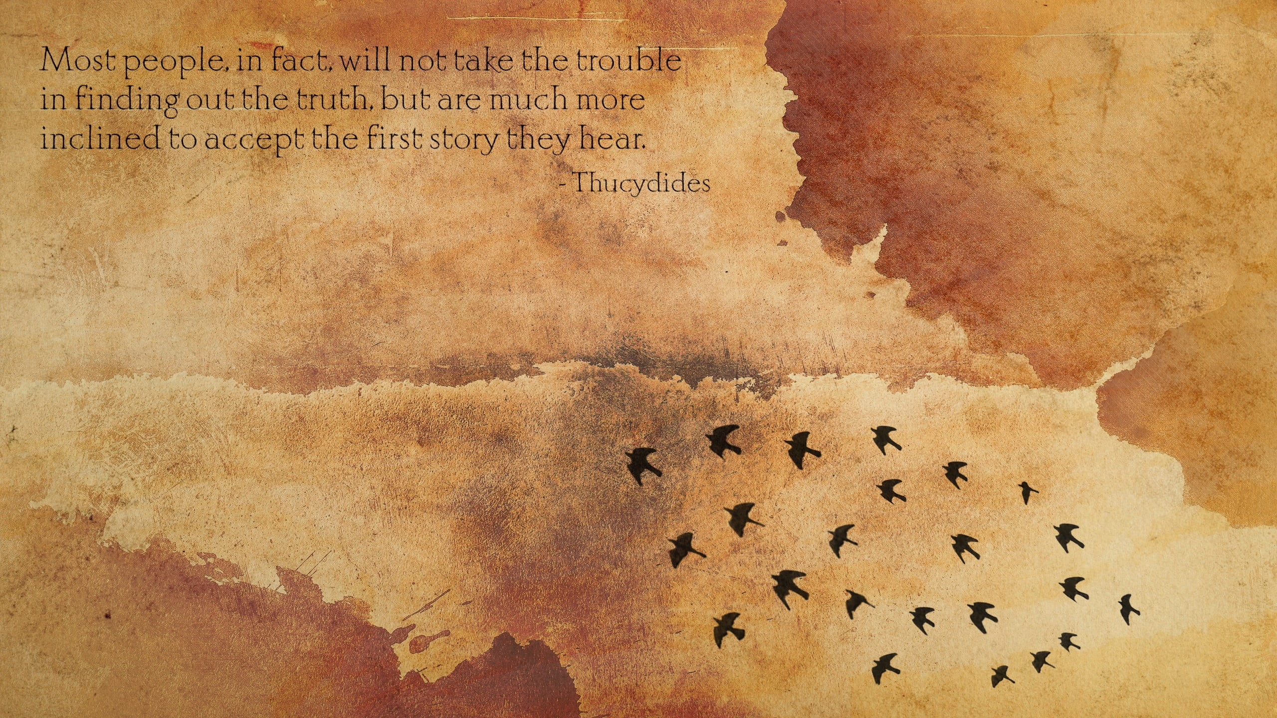 animal themes, dirty, old, backgrounds, nature, no people, illustration, paper, weathered, birds, quote, group of animals, animal, textured, stained, 2K, HD Wallpaper