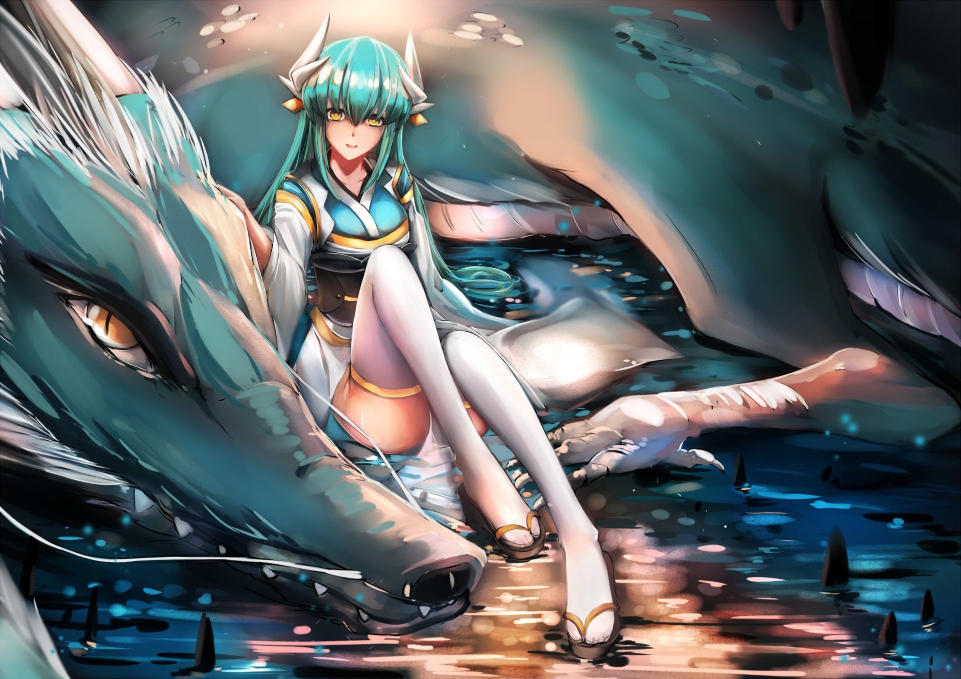Fate Series, amusement park ride, lifestyles, full length, lighting equipment, one person, indoors, young adult, Kiyohime (Fate/Grand Order), fashion, adult, HD Wallpaper