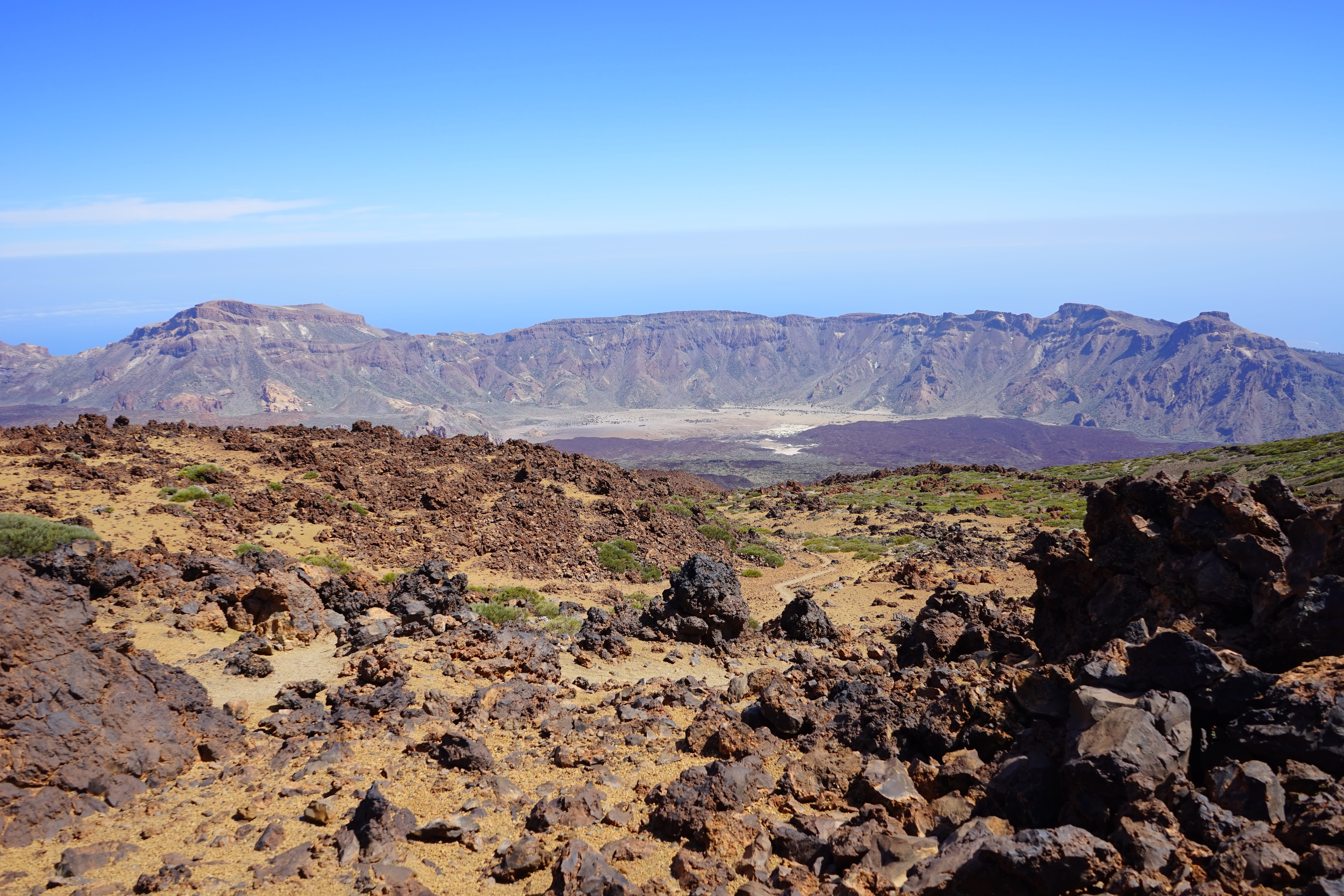 nature, lava fields, vision, read cañadas, formation, view, outdoors, mountain range, good view, 5K, climate, day, sky, land, solid, geology, landscape, HD Wallpaper