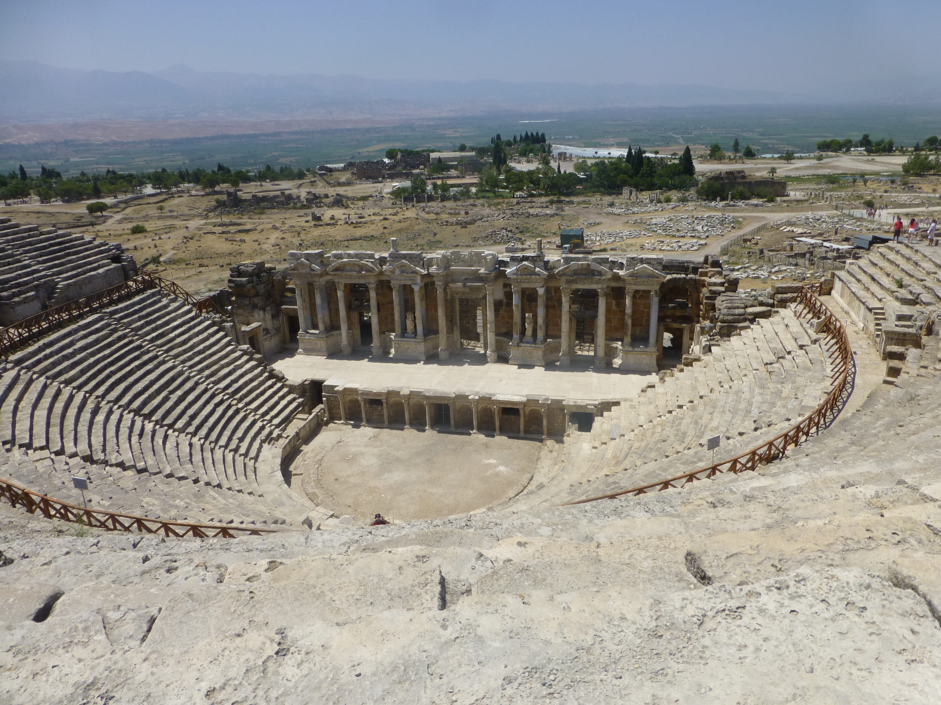 sky, high angle view, old ruin, arts culture and entertainment, no people, old, ancient, culture, greek, antique, ancient civilization, day, civilization, HD Wallpaper