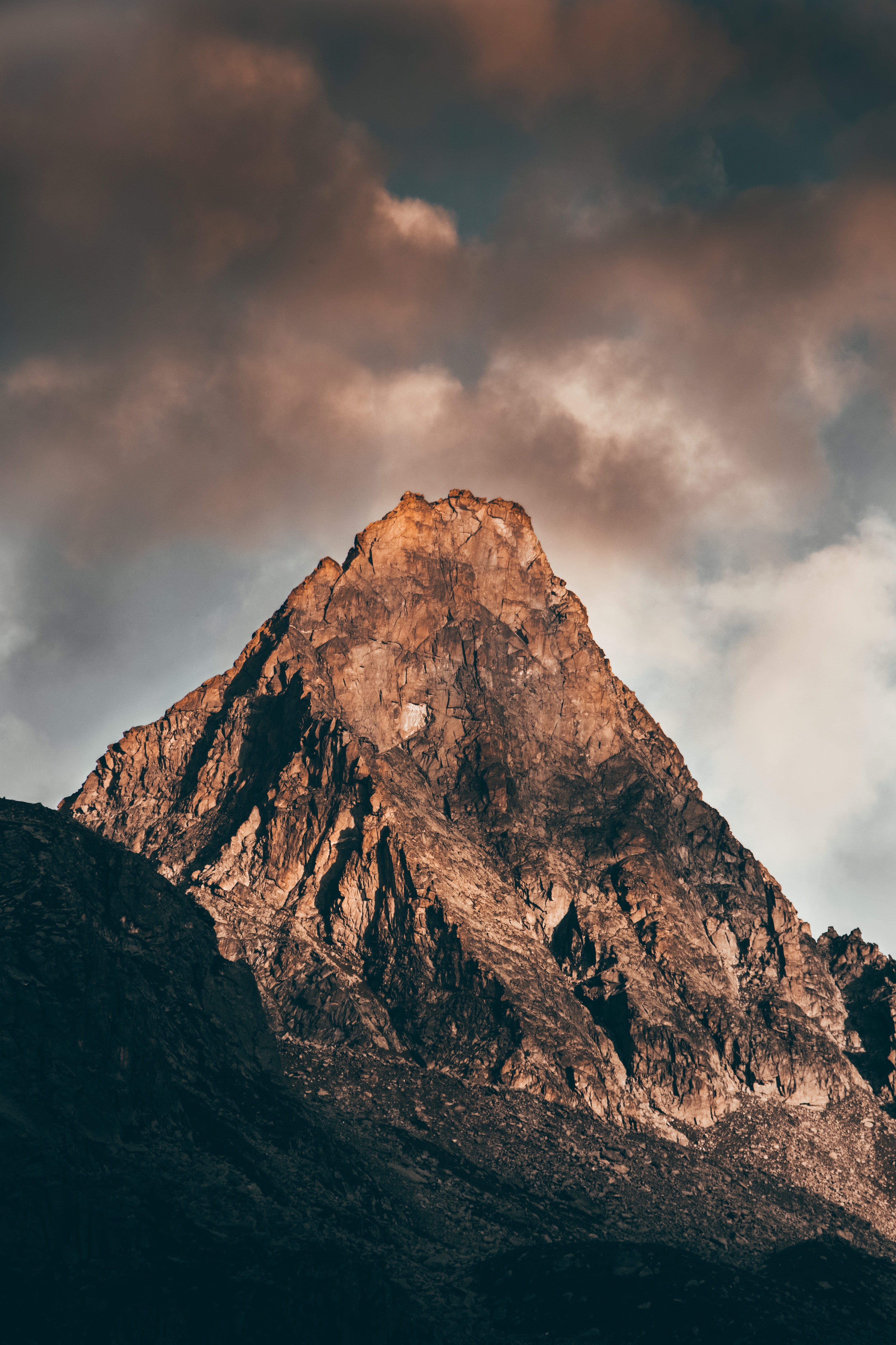 5K, italy, sunset, piedmont, mountain, Phone HD Wallpaper