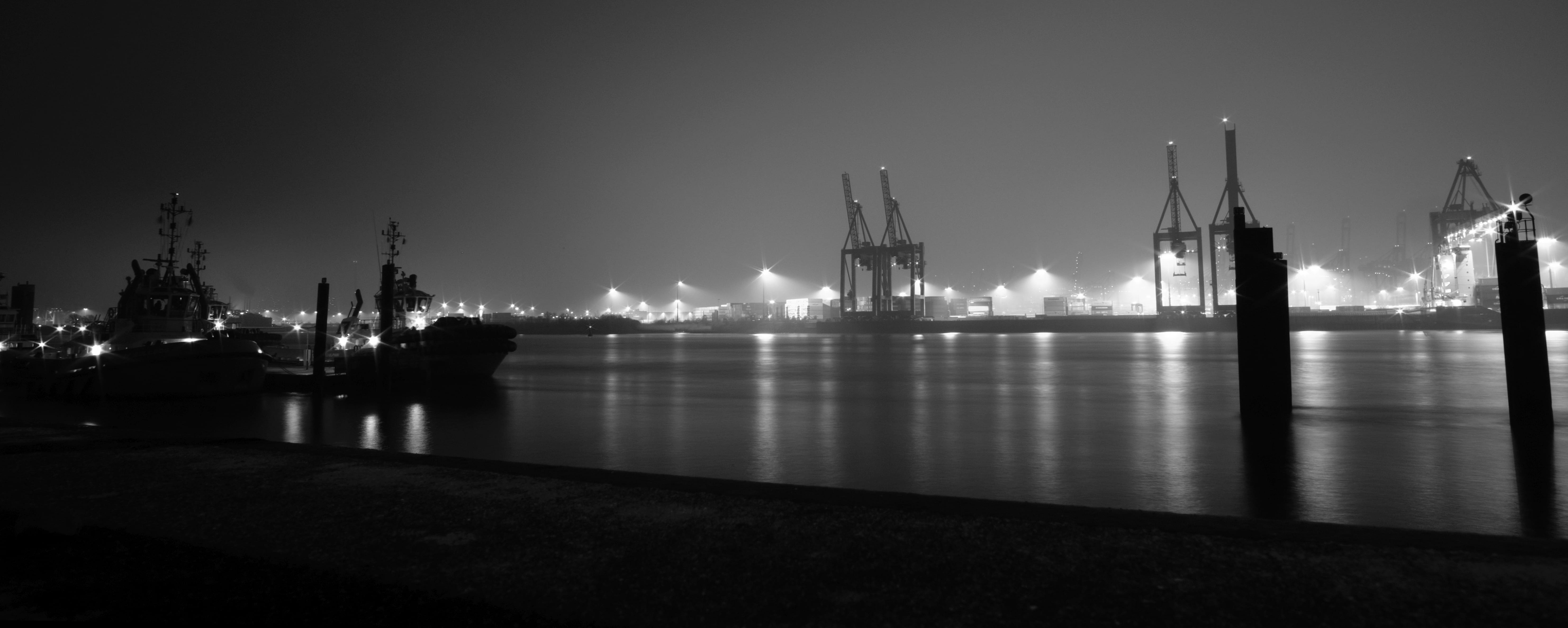 architecture, fuel and power generation, nautical vessel, pier, elbe, transportation, harbor, 5K, no people, germany, harbour, freight transportation, HD Wallpaper