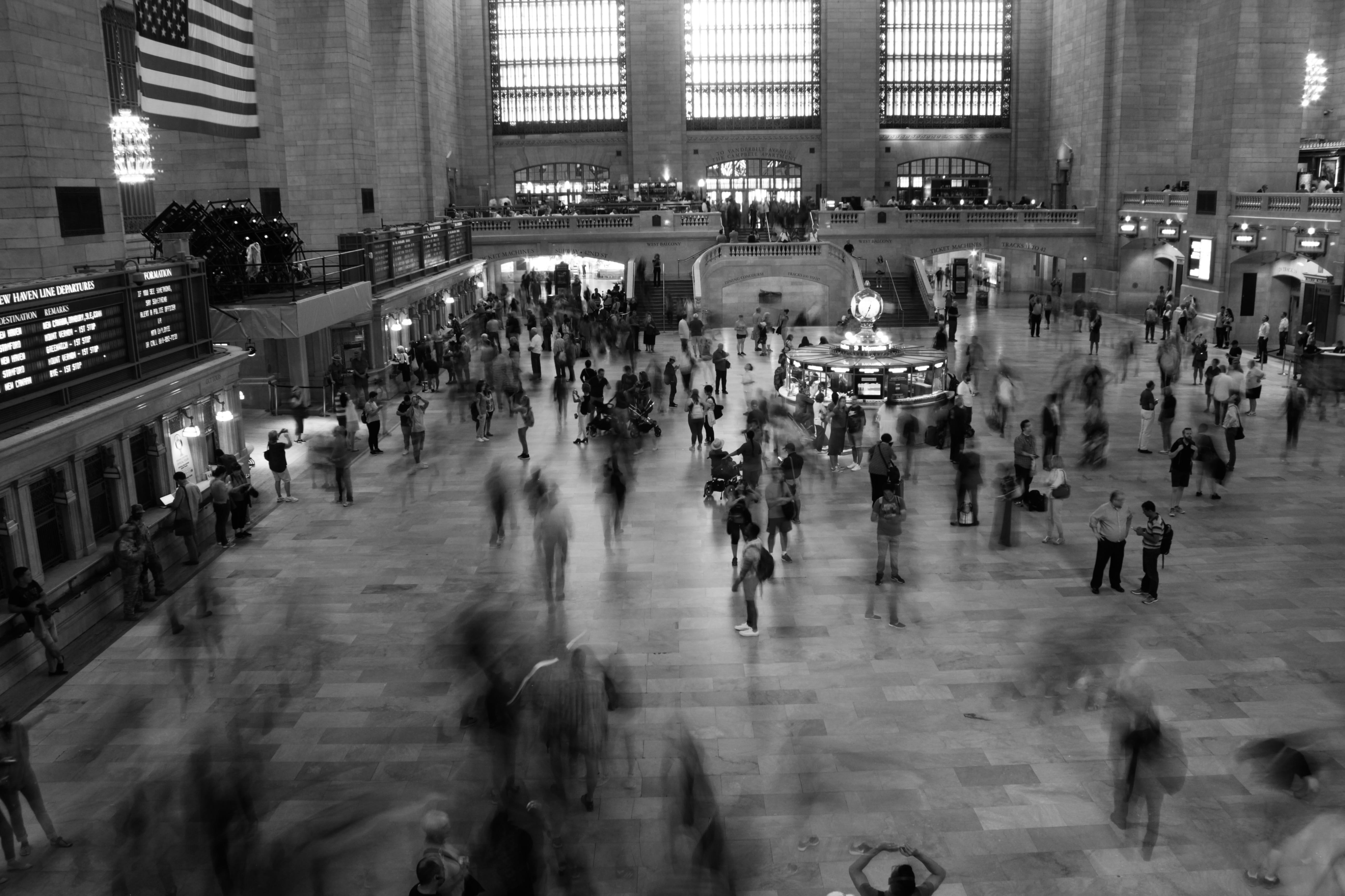street, built structure, building exterior, large group of people, women, architecture, crowd, busy, transportation, 5K, city life, high angle view, long exposure, HD Wallpaper