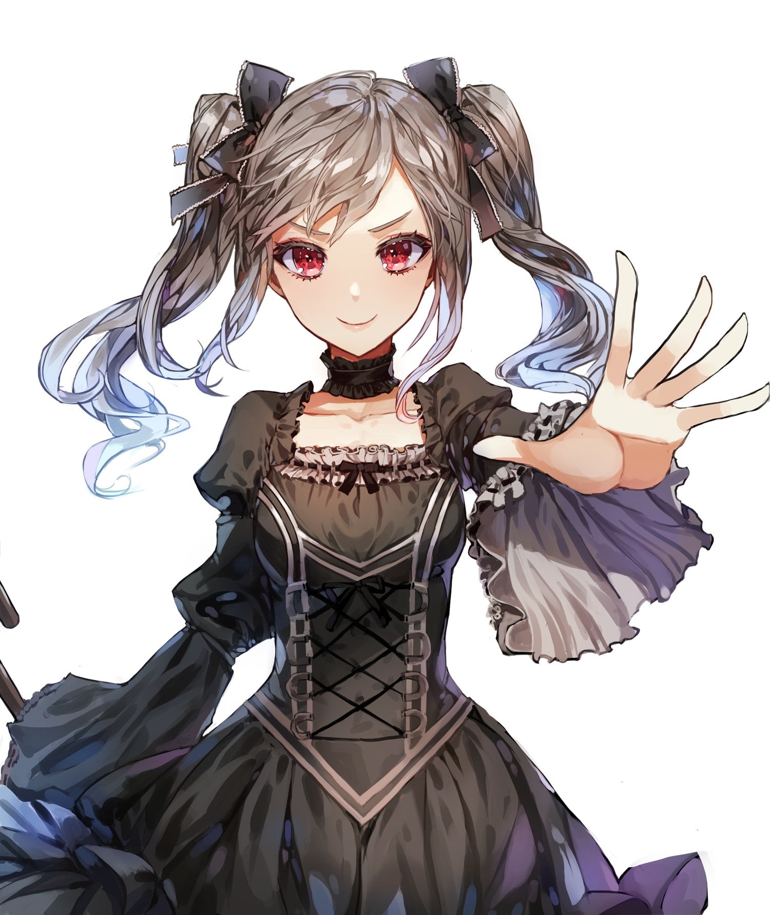 720P, THE iDOLM@STER, dress, THE iDOLM@STER: Cinderella Girls, anime, lolita fashion, anime girls, Kanzaki Ranko, Phone HD Wallpaper