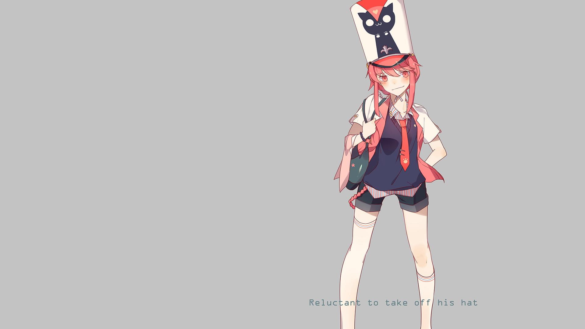 bag, 1920x1080, simple, background, jakuzure nonon, anime girls, anime, la, simple background, girls, jakuzure, kill la kill, kill, nonon, 1080P, HD Wallpaper