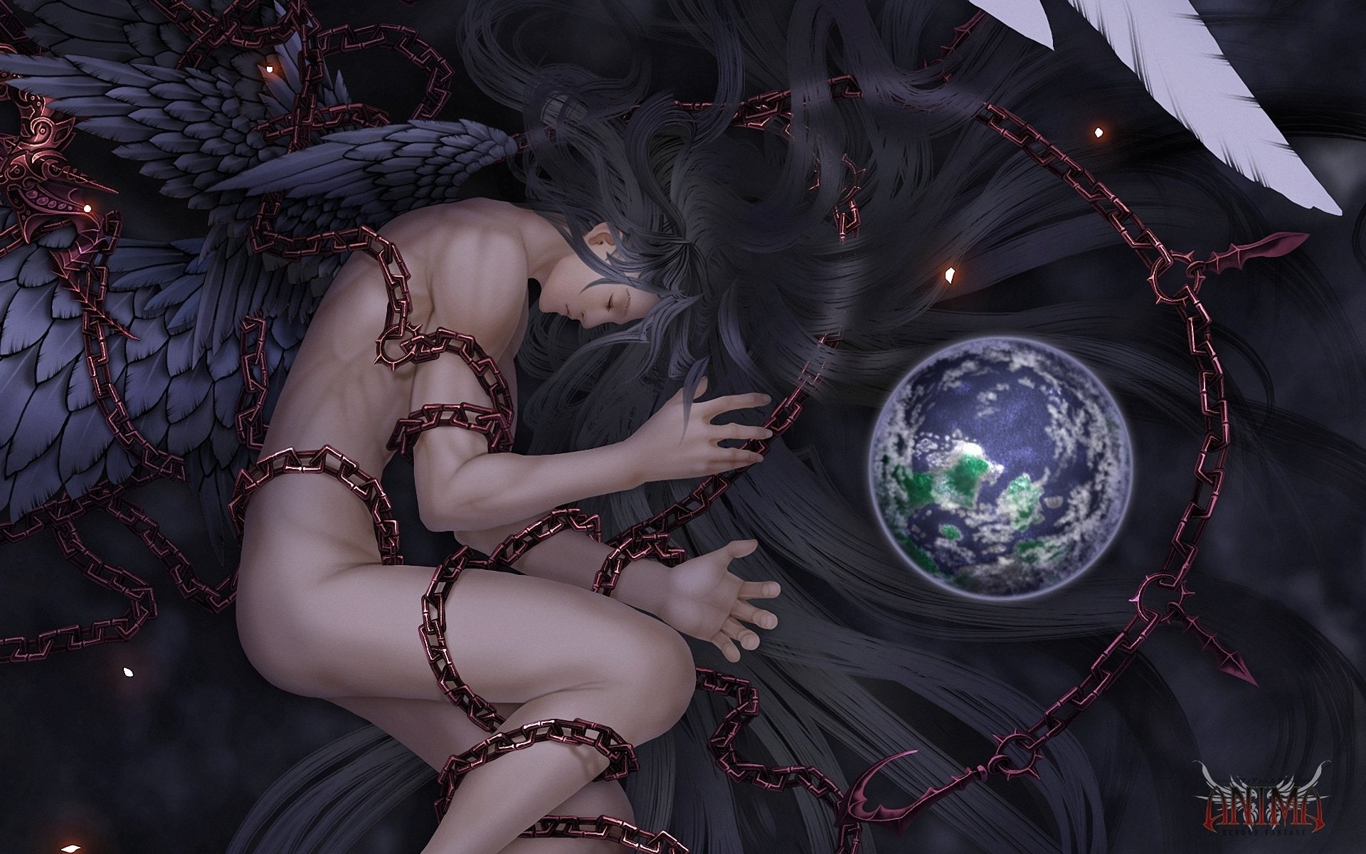 1080P, Fantasy, Anima (Video Game), Angel, HD Wallpaper