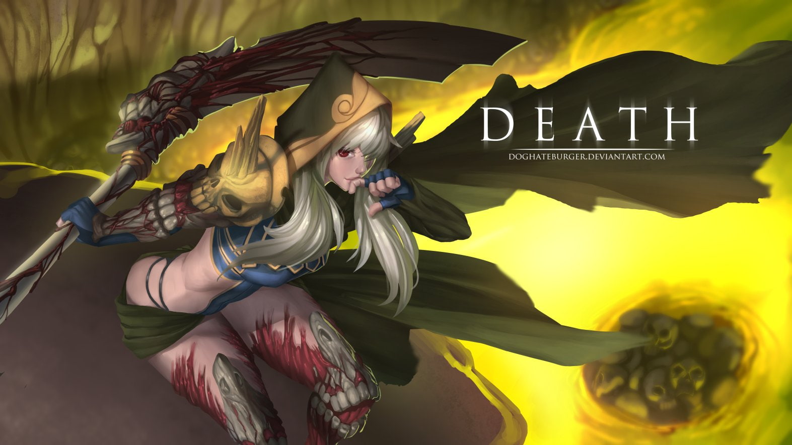 Scythe, Girl, Anima, 720P, Video Game, HD Wallpaper