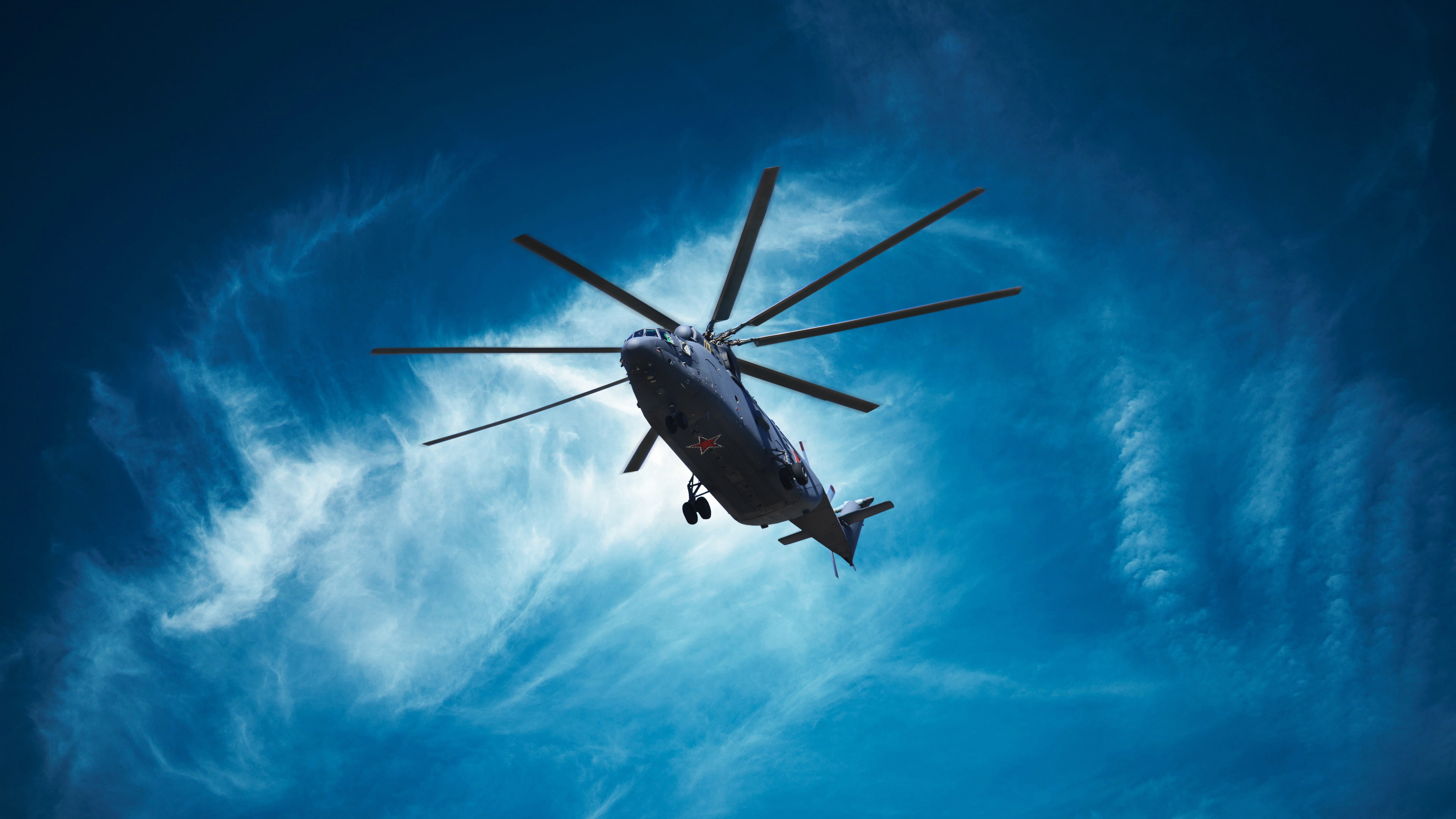 4K, Mi-26, k, Mil, Helicopter, Military, mi, HD Wallpaper