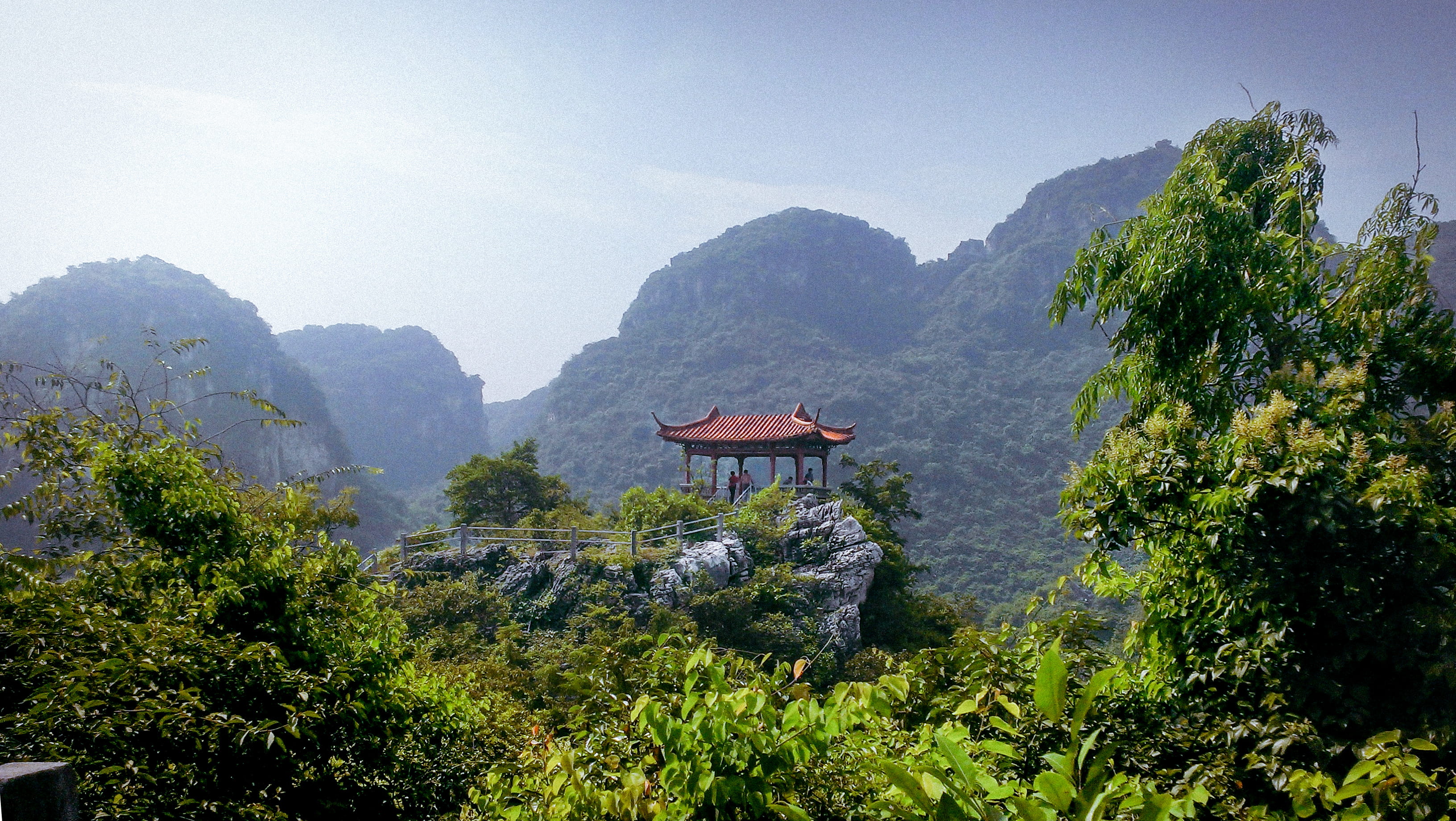 onlook, relief, no people, non-urban scene, liuzhou, forest, plant, climate, china, tranquil scene, view, iphone, path, lush foliage, growth, mountain, HD Wallpaper