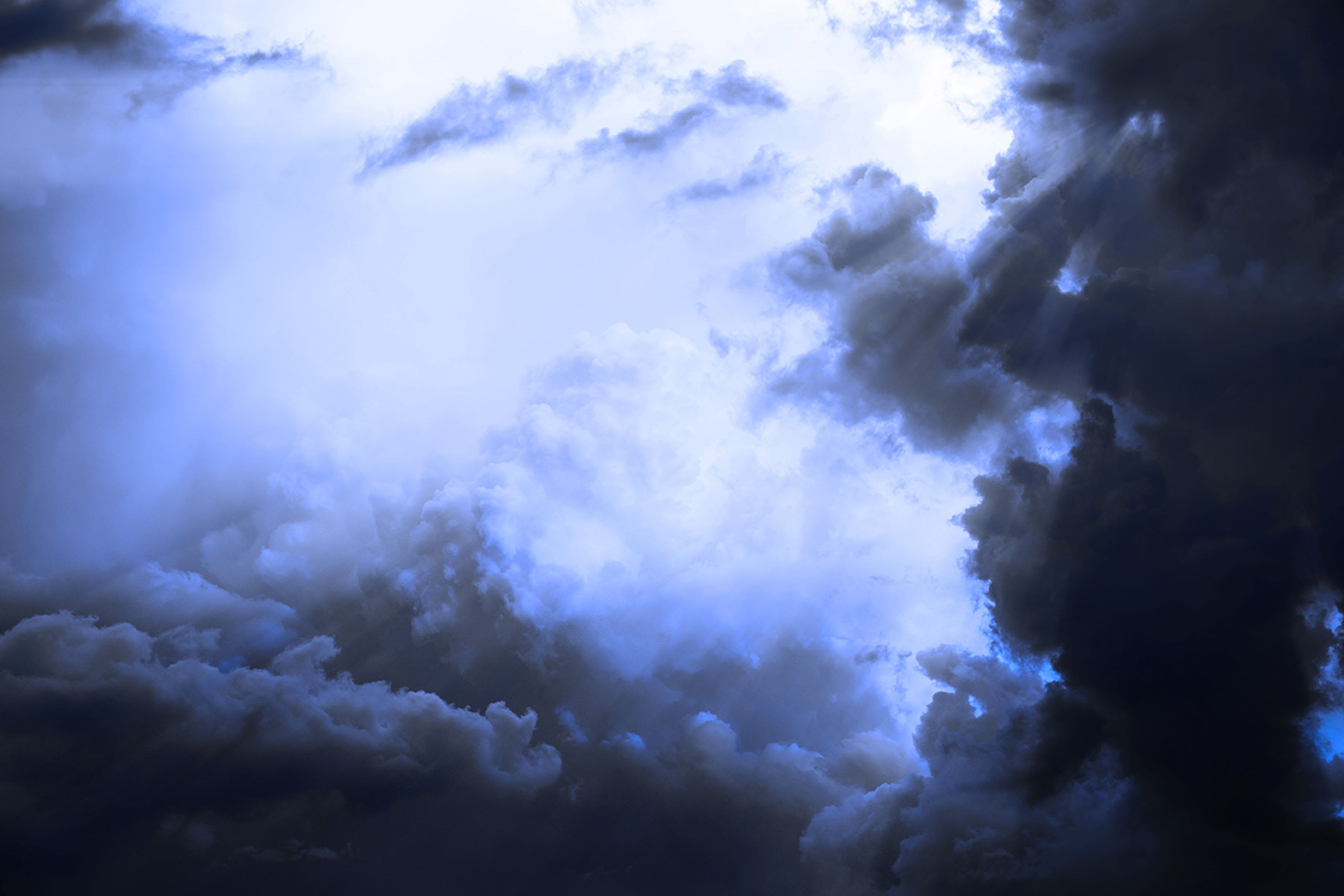 mystical, dark, idyllic, clouds form, cloudscape, flight, environment, photo, beauty, dramatic sky, aircraft, blue, outdoors, cloud - Sky, dark clouds, HD Wallpaper